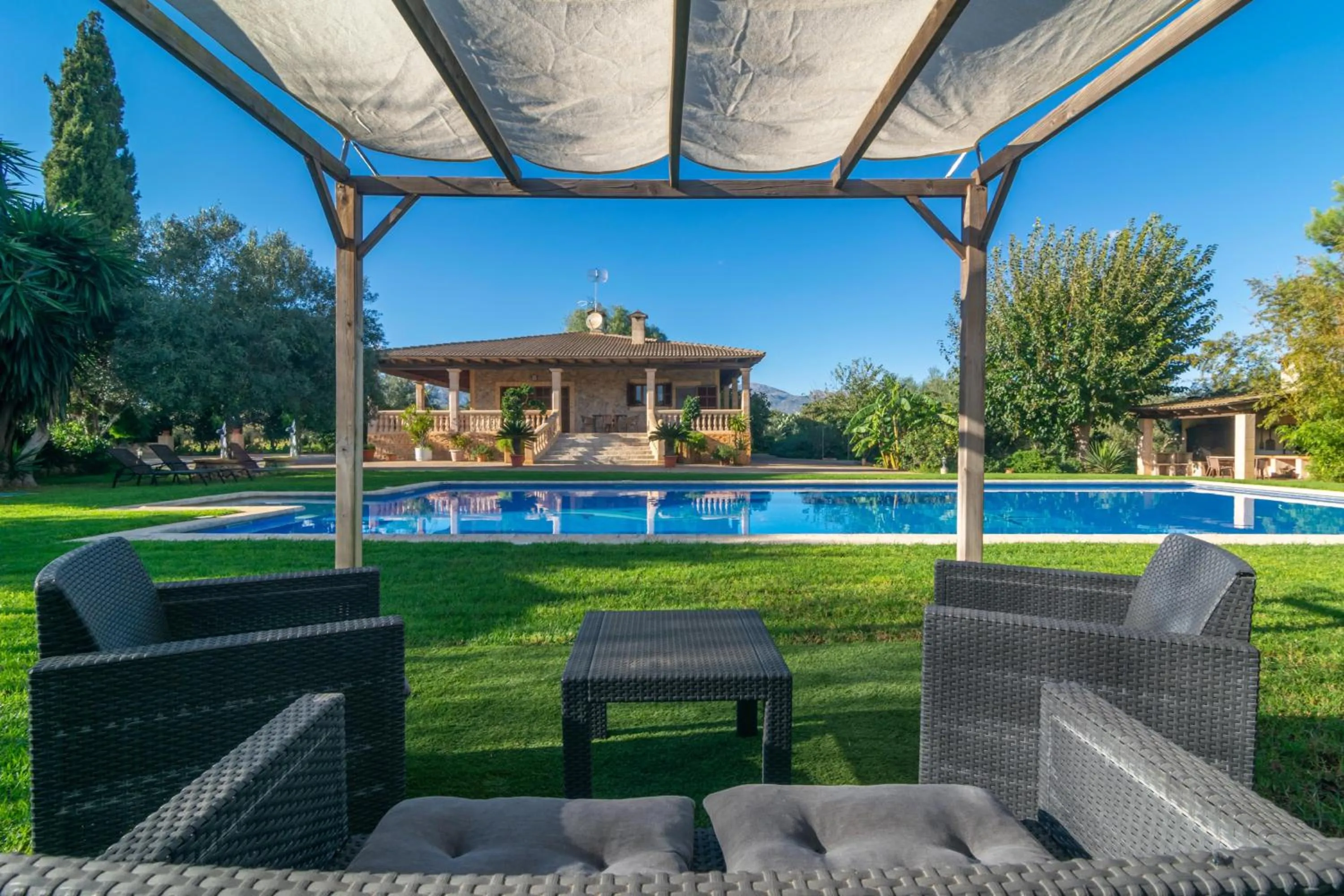 Swimming pool in Ca'n Berguins