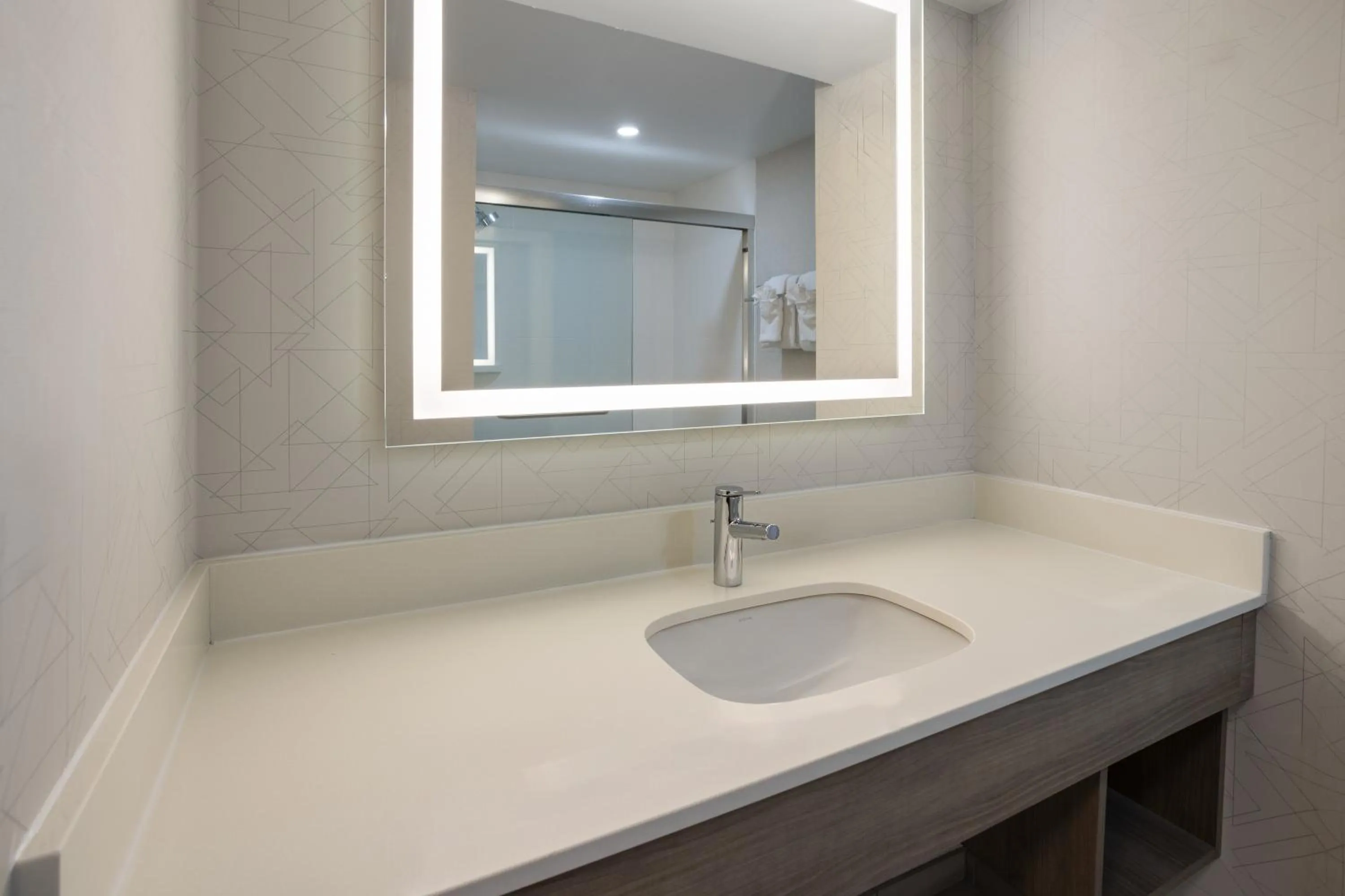 Shower in Holiday Inn Express Hotel & Suites Brattleboro by IHG