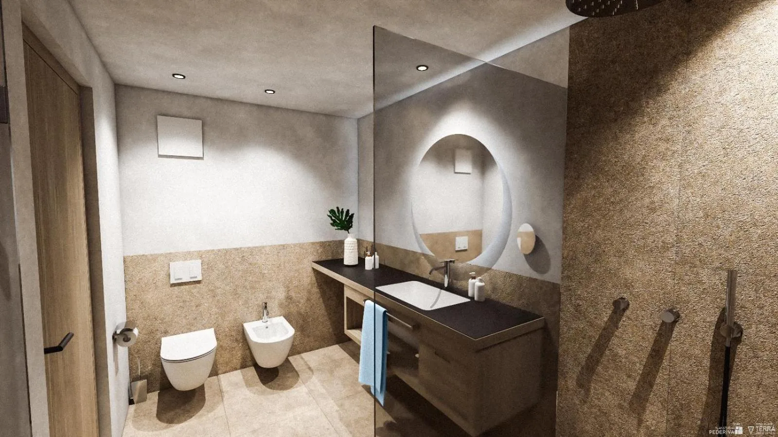 Bathroom in EGGER Apartments & Suites