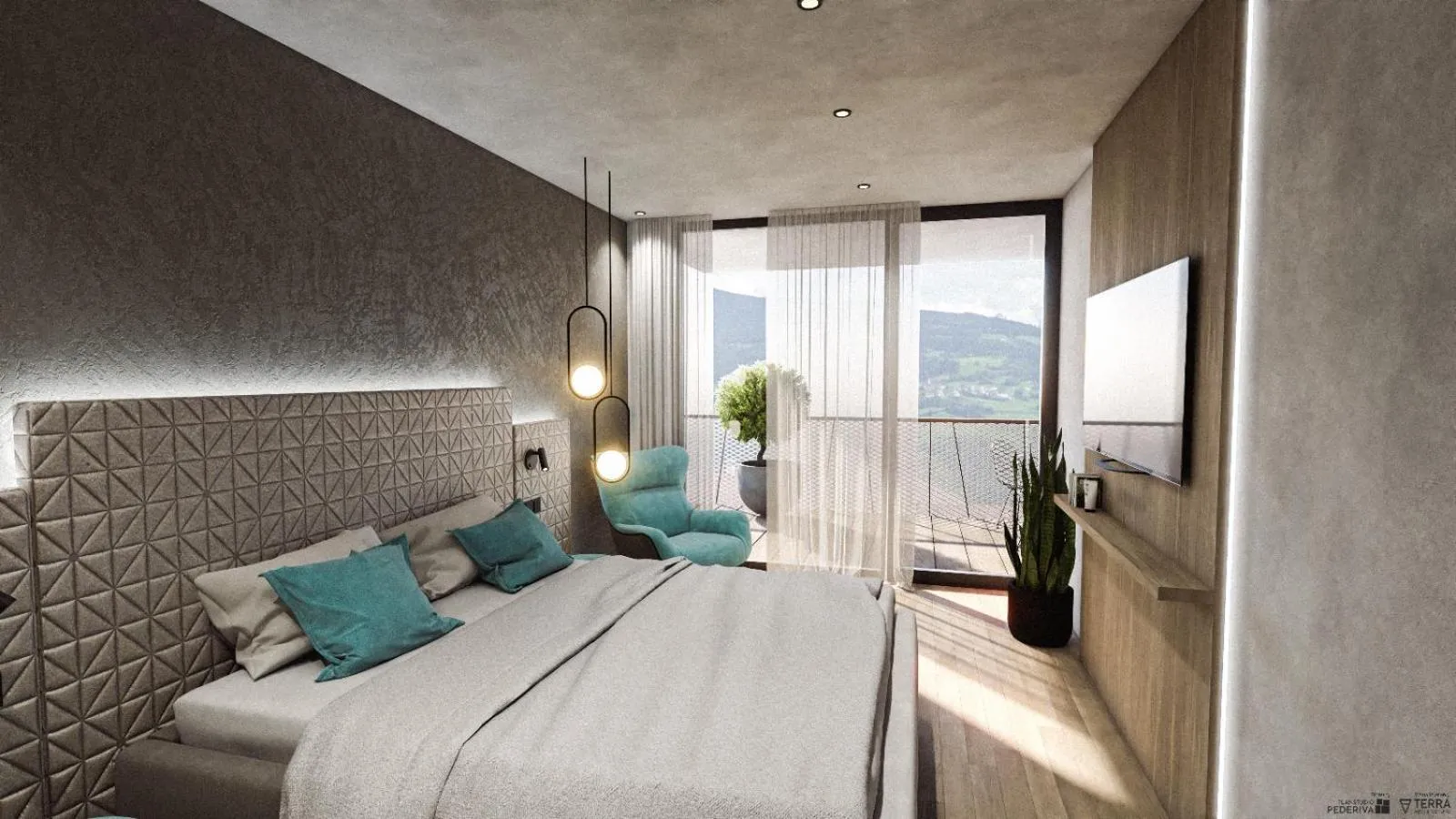 Bedroom, Bed in EGGER Apartments & Suites