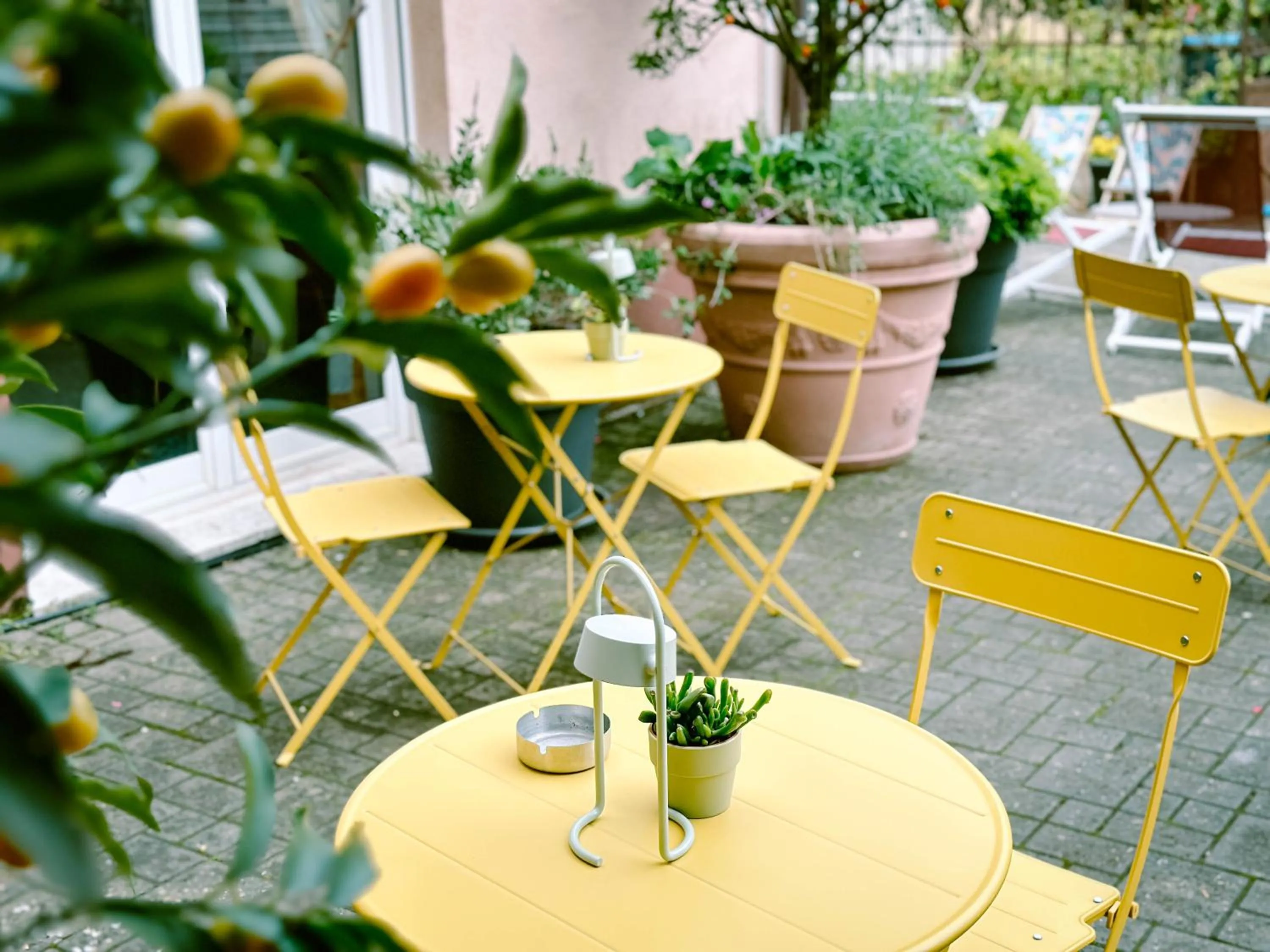 Patio in Hotel Bello by Ostello Bello