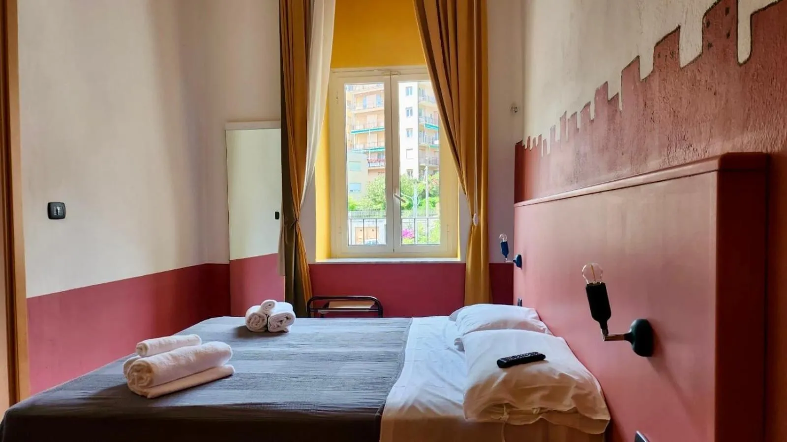 Bedroom, Bed in Hotel Bello by Ostello Bello