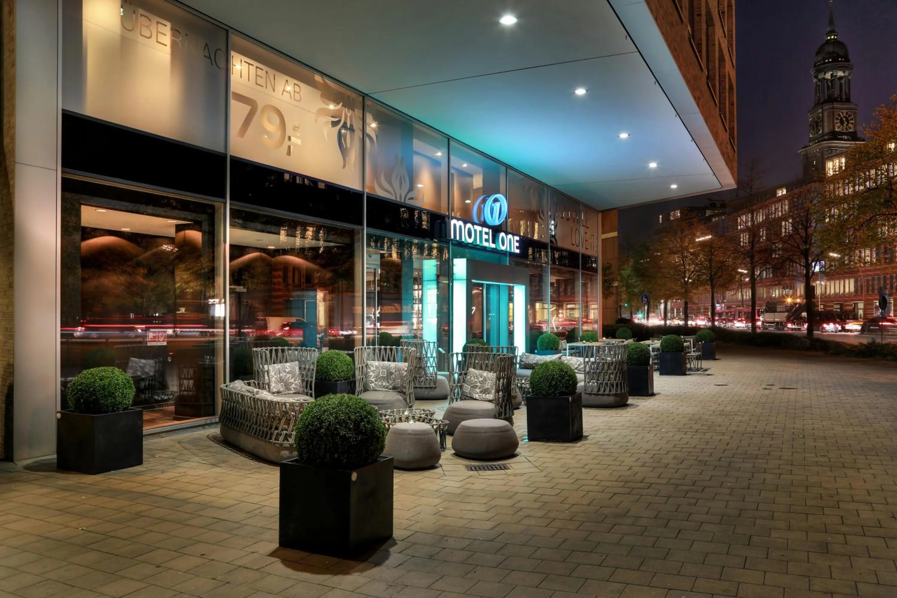 Balcony/Terrace in Motel One Hamburg am Michel