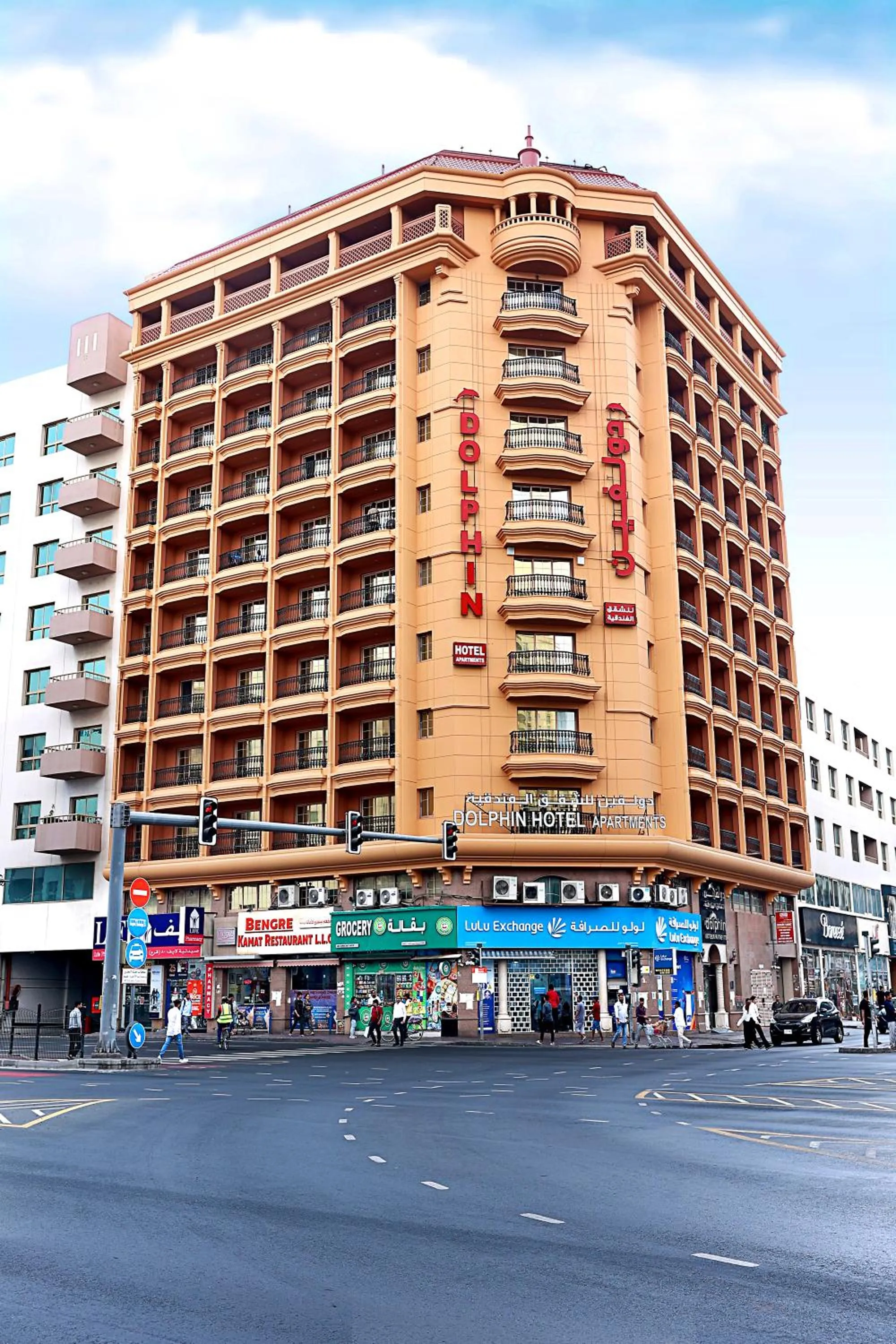 Property building in Dolphin Hotel Apartments