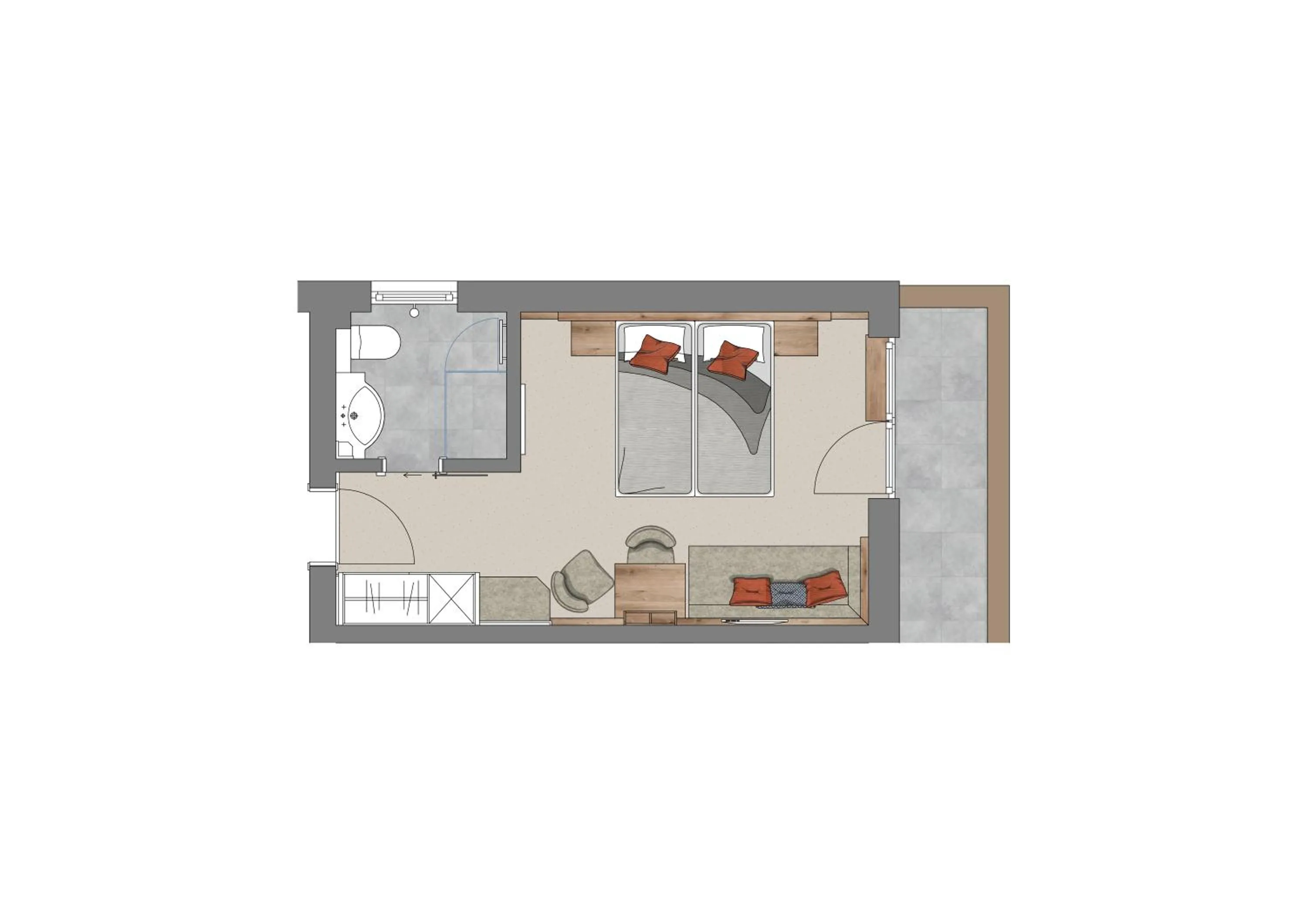 Photo of the whole room in Hotel Garni Entstrasser