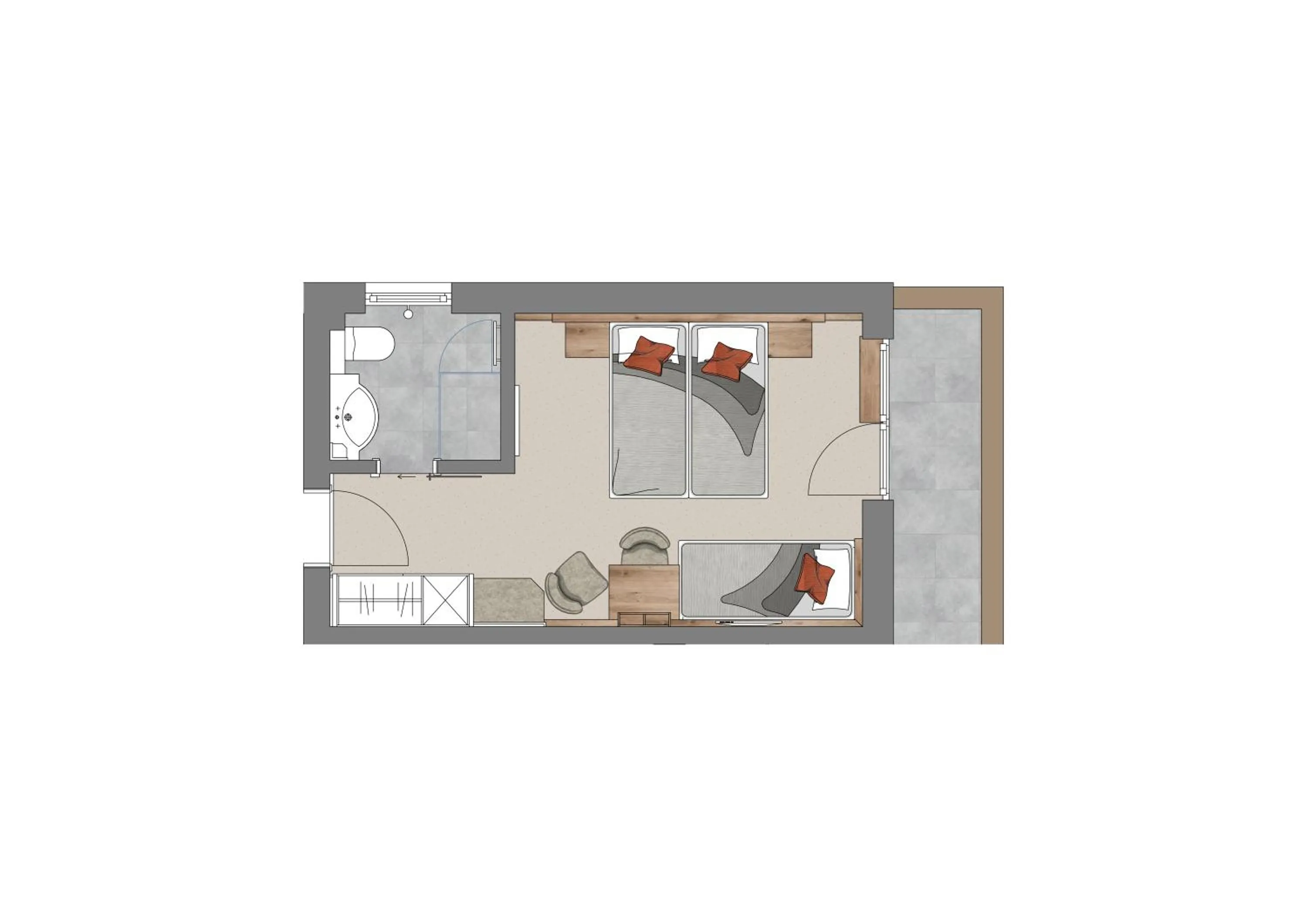 Photo of the whole room in Hotel Garni Entstrasser