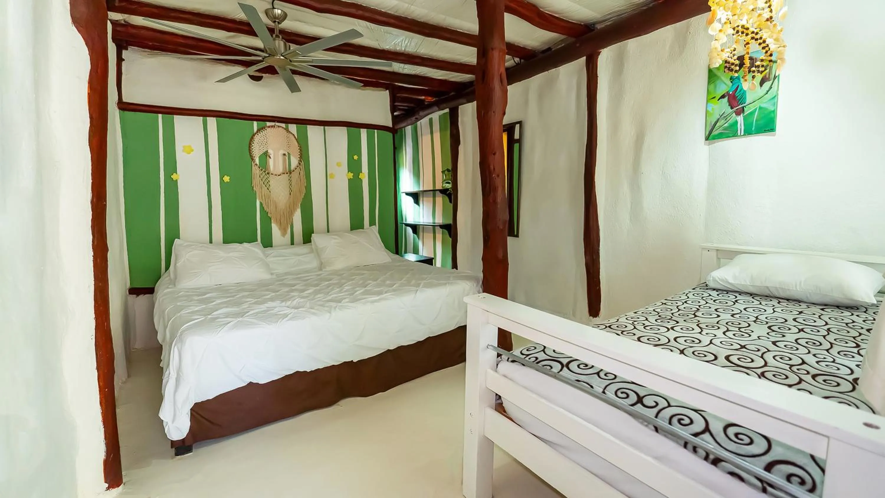 Bedroom, Bed in Chancabañita Tulum