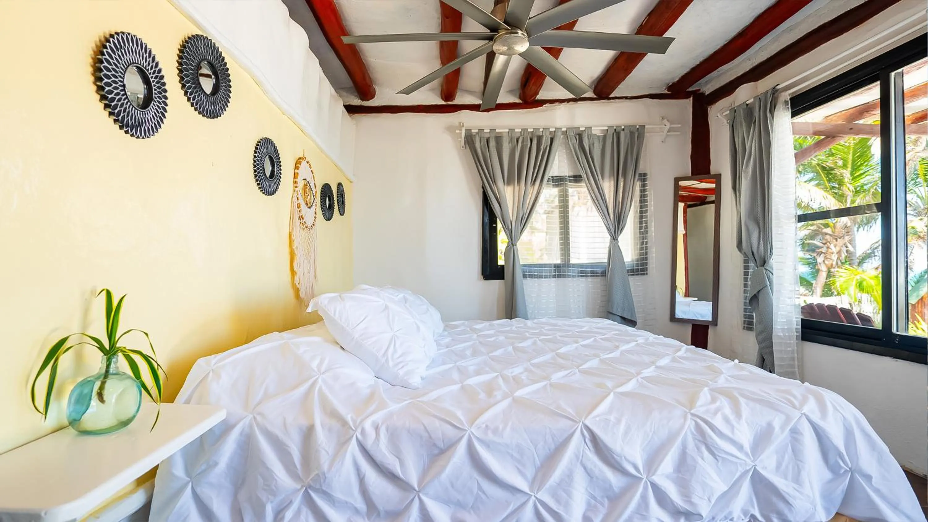 Bed in Chancabañita Tulum