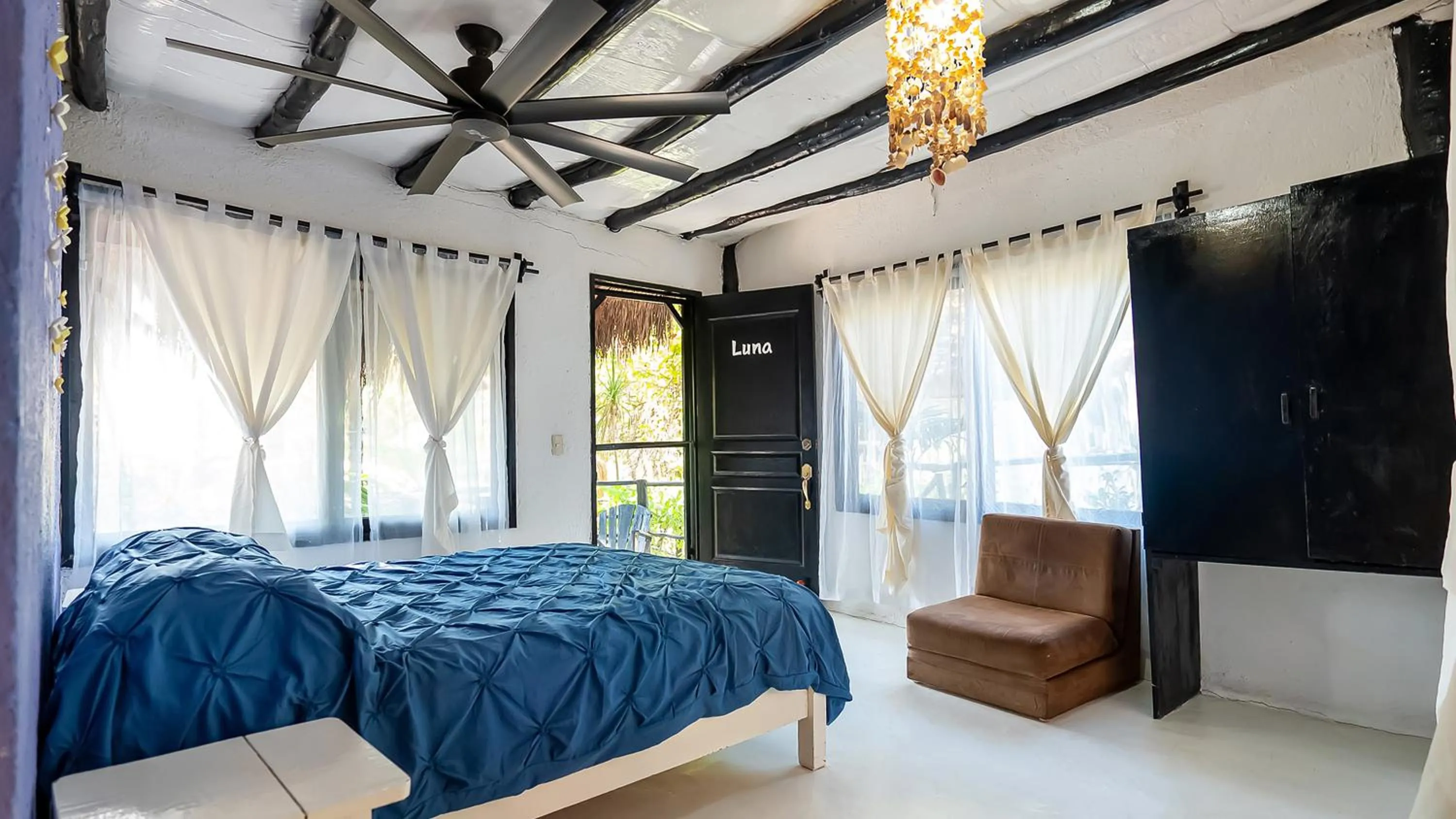 Bedroom, Bed in Chancabañita Tulum