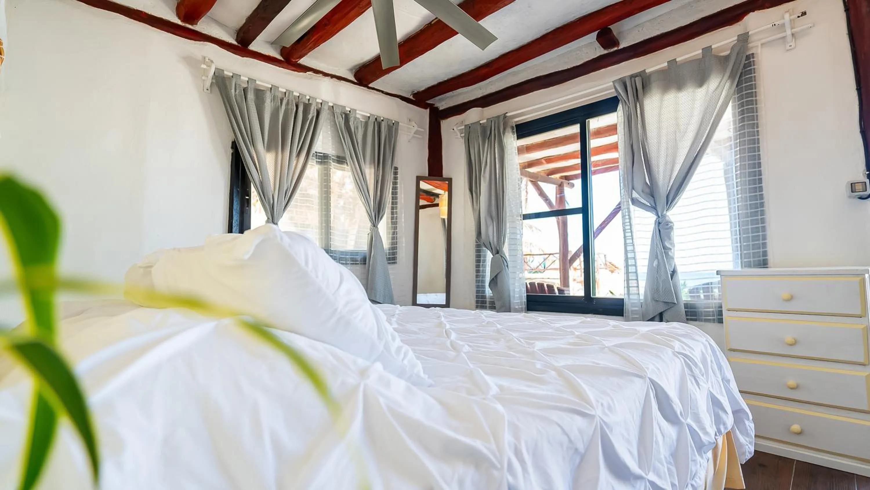 Bed in Chancabañita Tulum