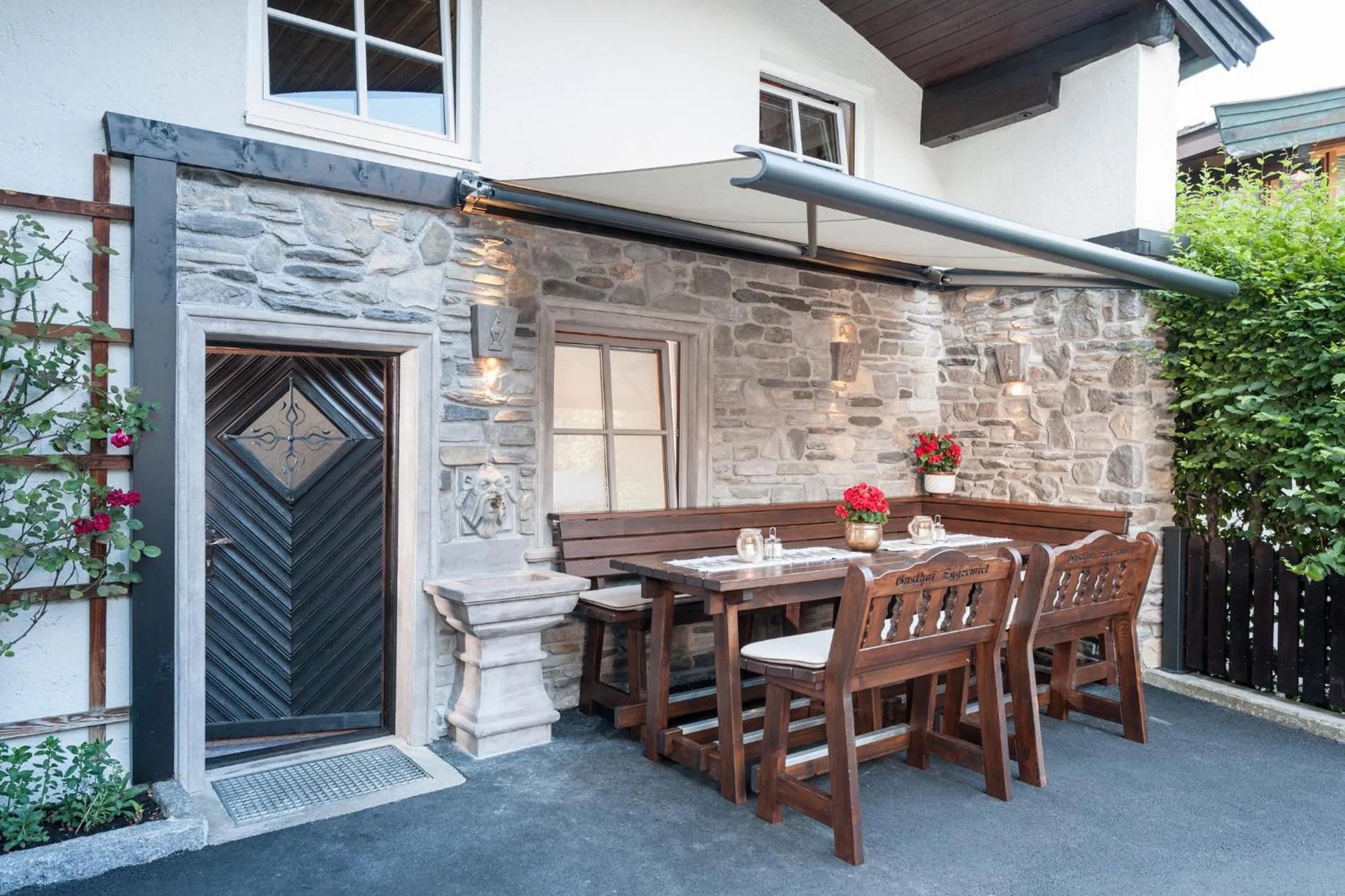 Patio in Eggerwirt Kitzbühel, Hotel & Restaurant