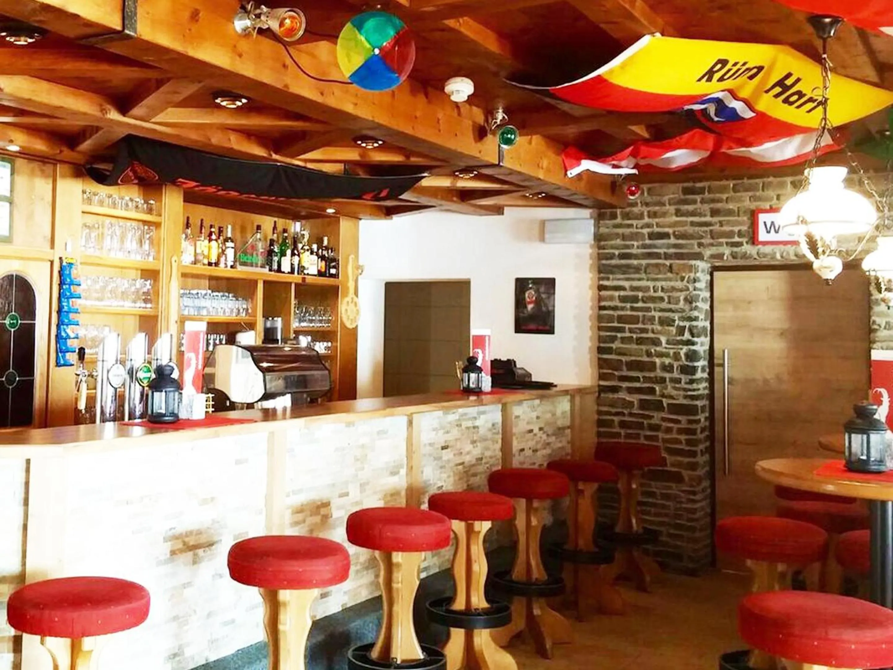 Lounge or bar in first mountain Hotel Ötztal