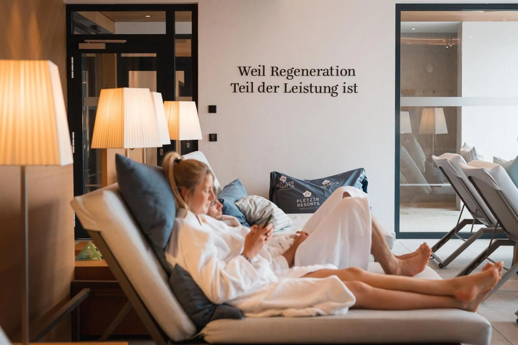 Spa and wellness centre/facilities in Das Hohe Salve Sportresort, 4 Sterne Superior