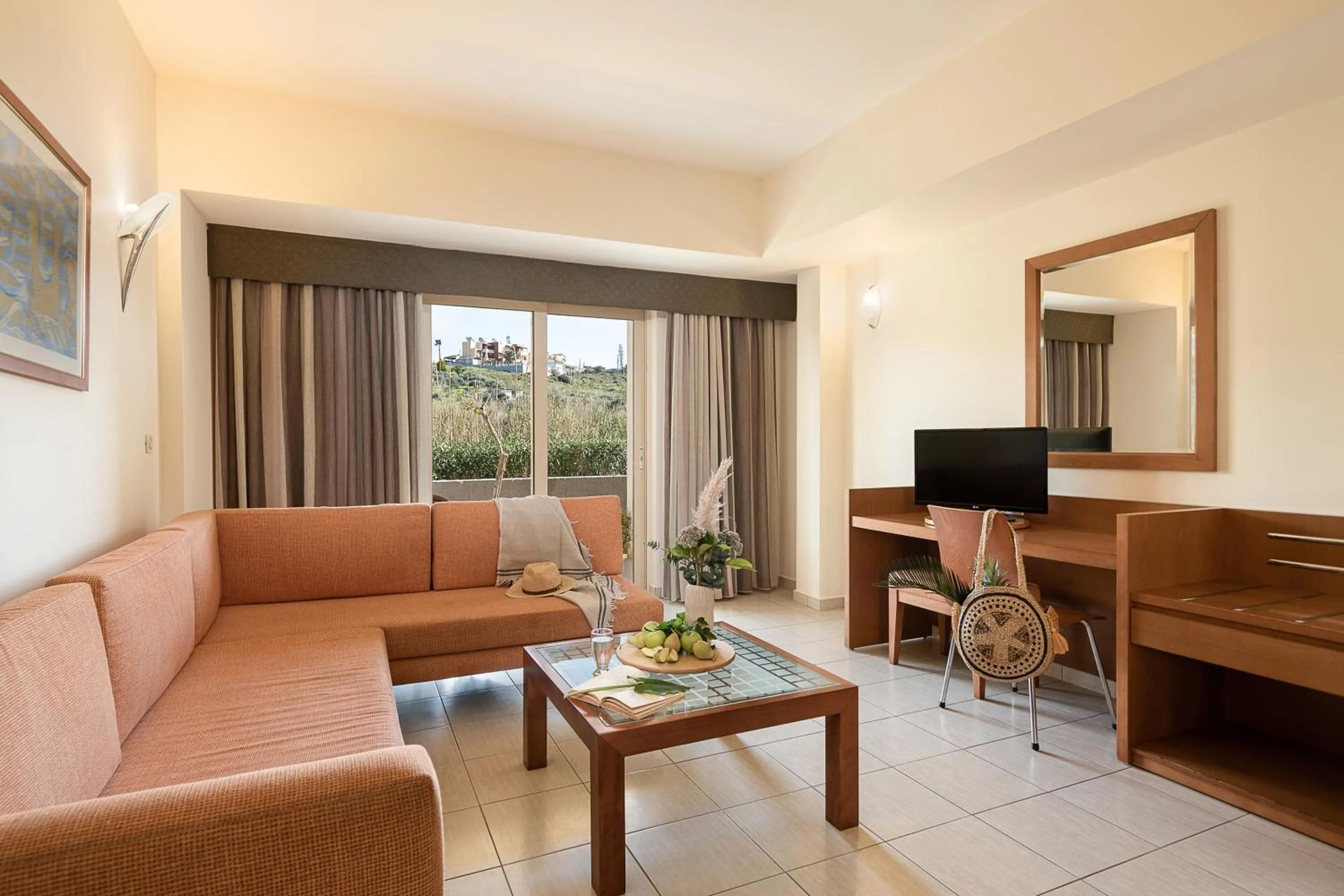 Living room in Cretan Dream Resort & Spa