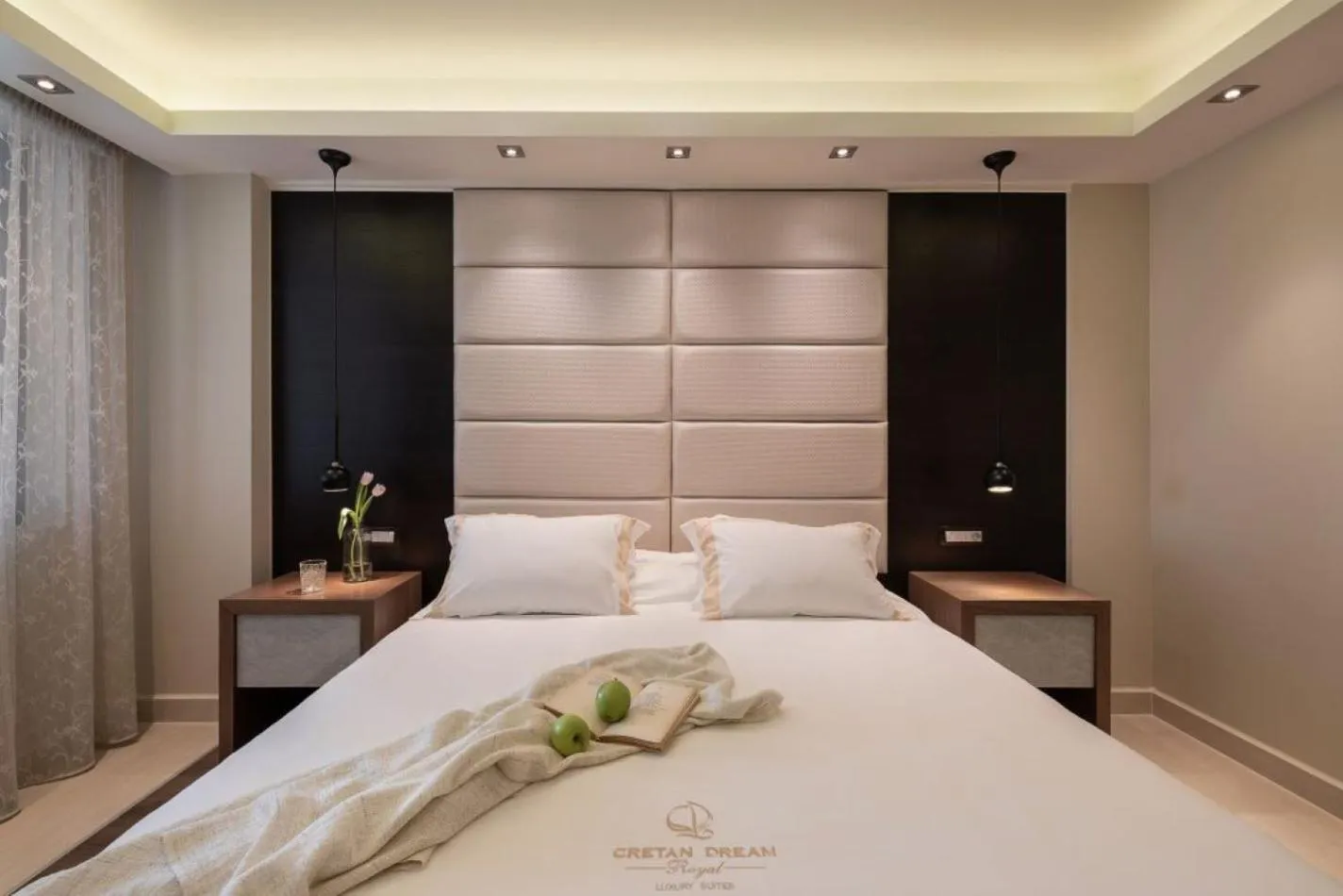 Bedroom, Bed in Cretan Dream Resort & Spa