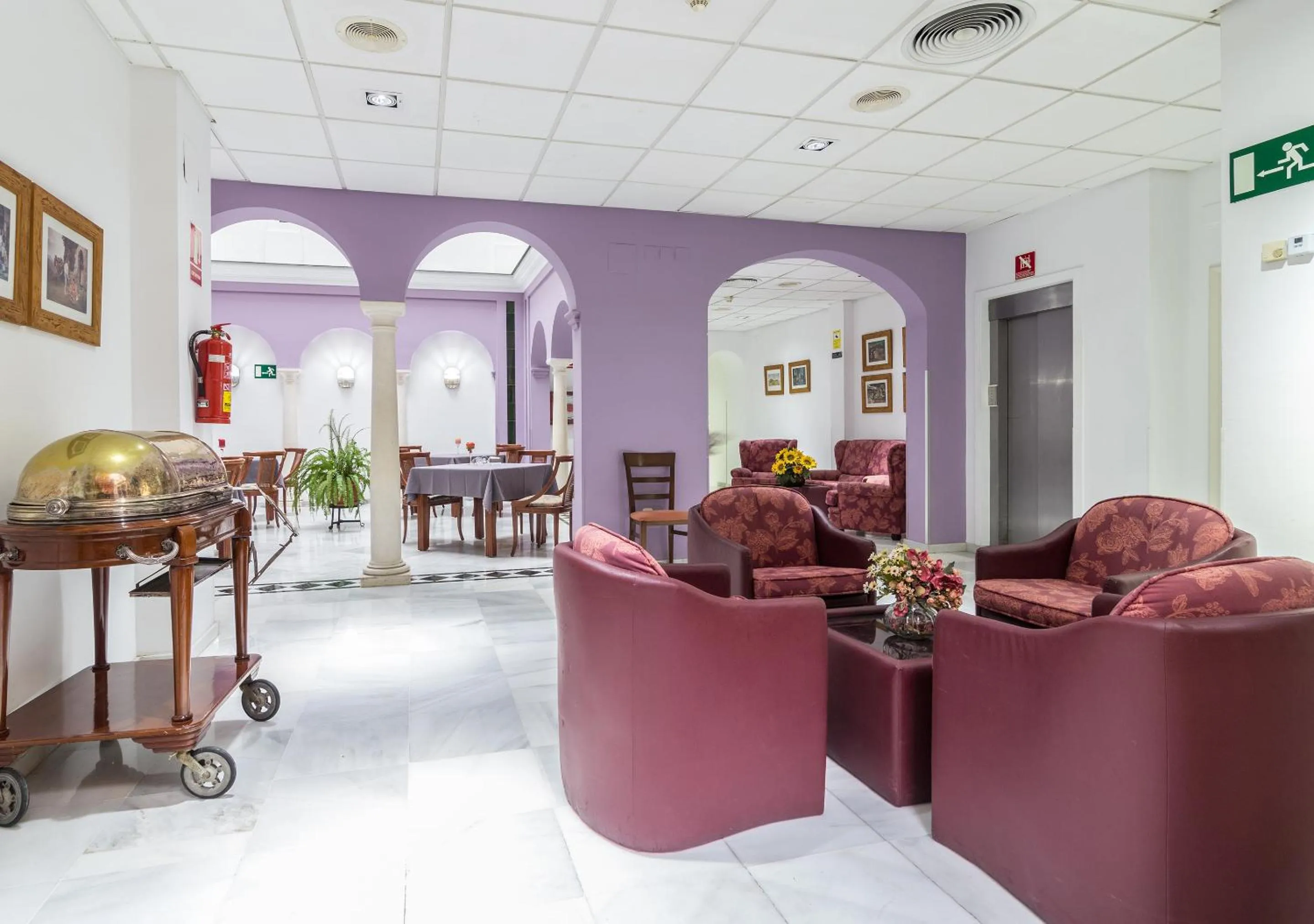 Seating area in Hotel Platería