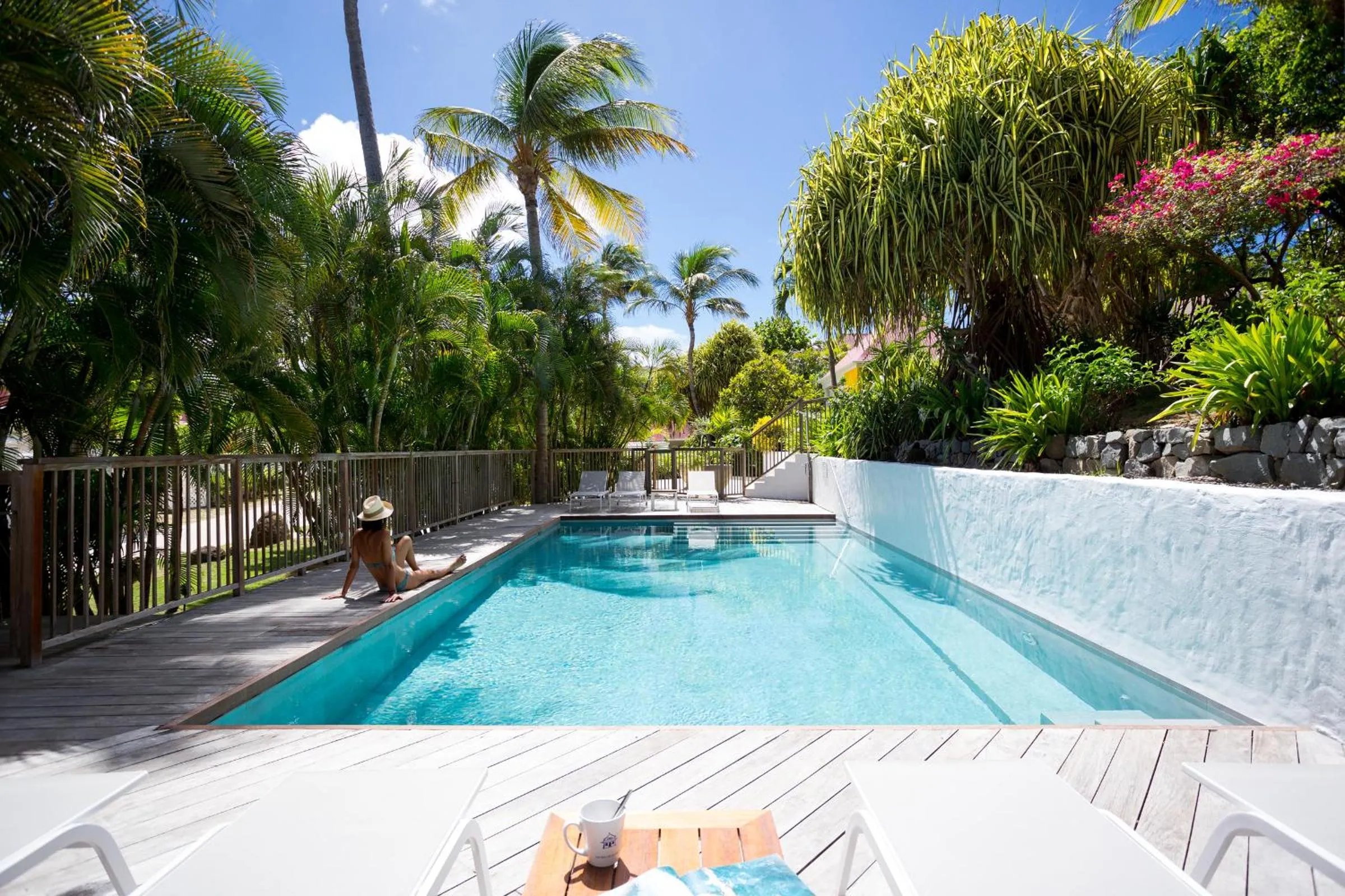 Pool view in Les Ilets De La Plage