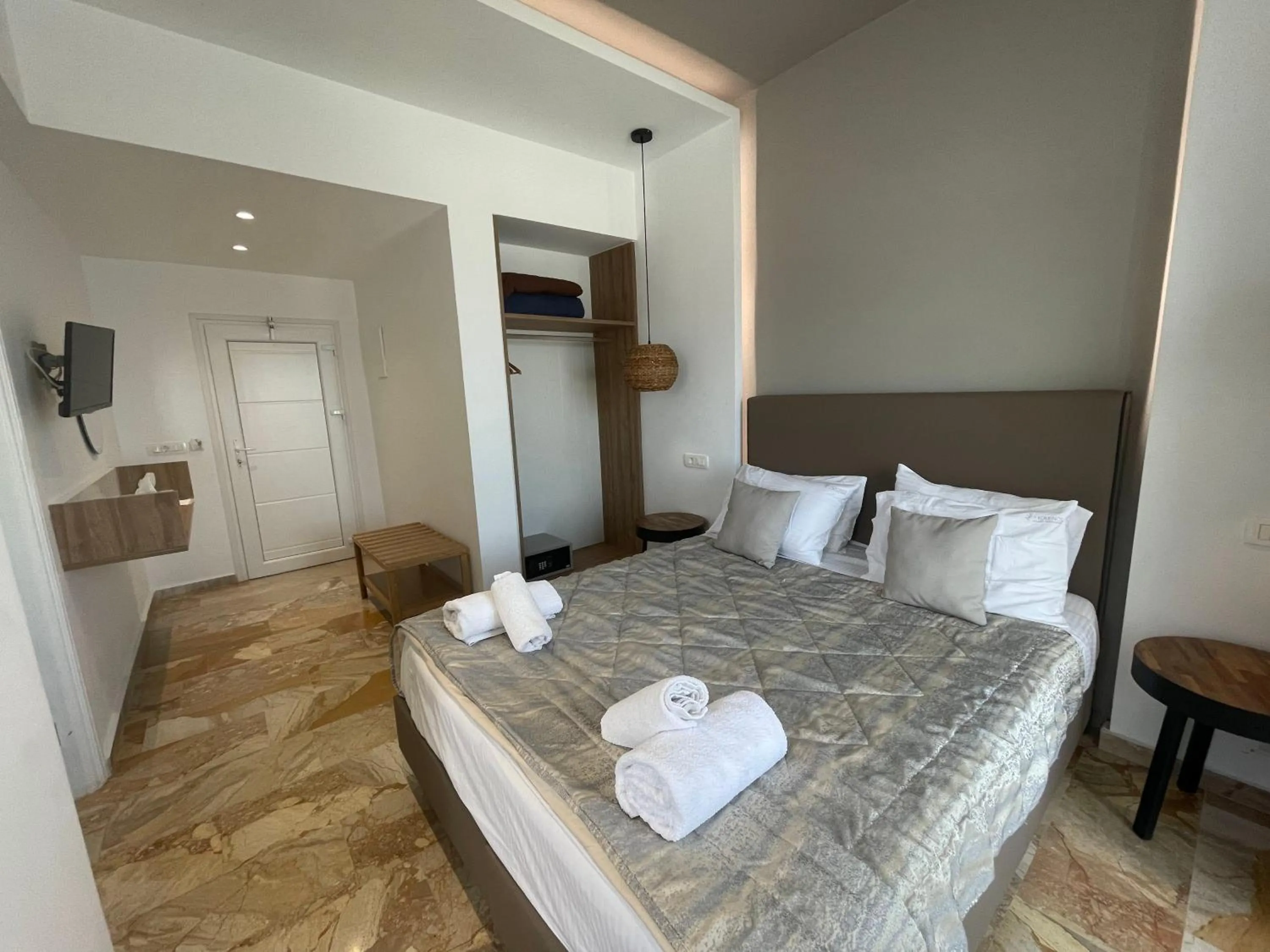 View (from property/room), Bed in Kokkinos Villas