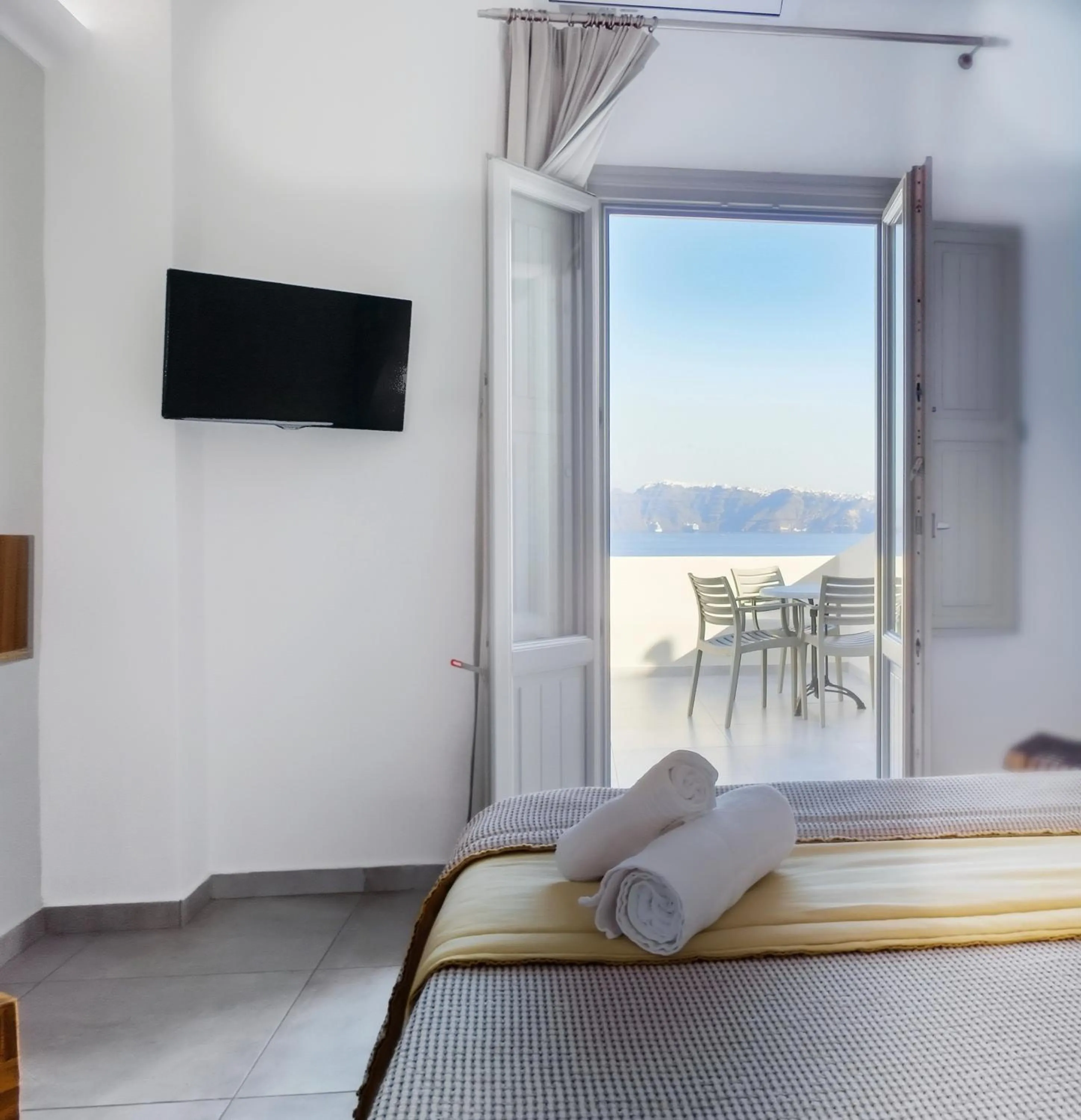 View (from property/room), Bed in Kokkinos Villas