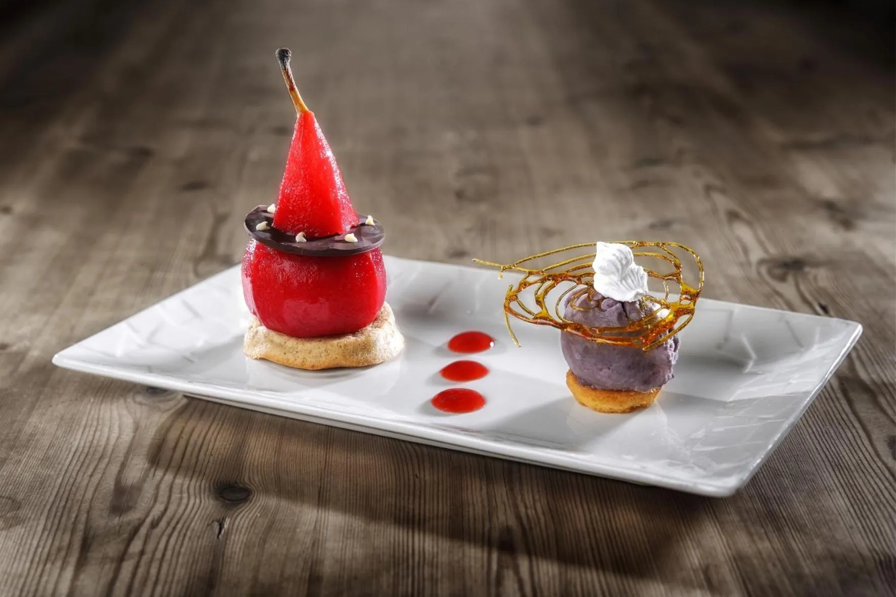 Food close-up in Logis Hôtel-Restaurant Les Voyageurs