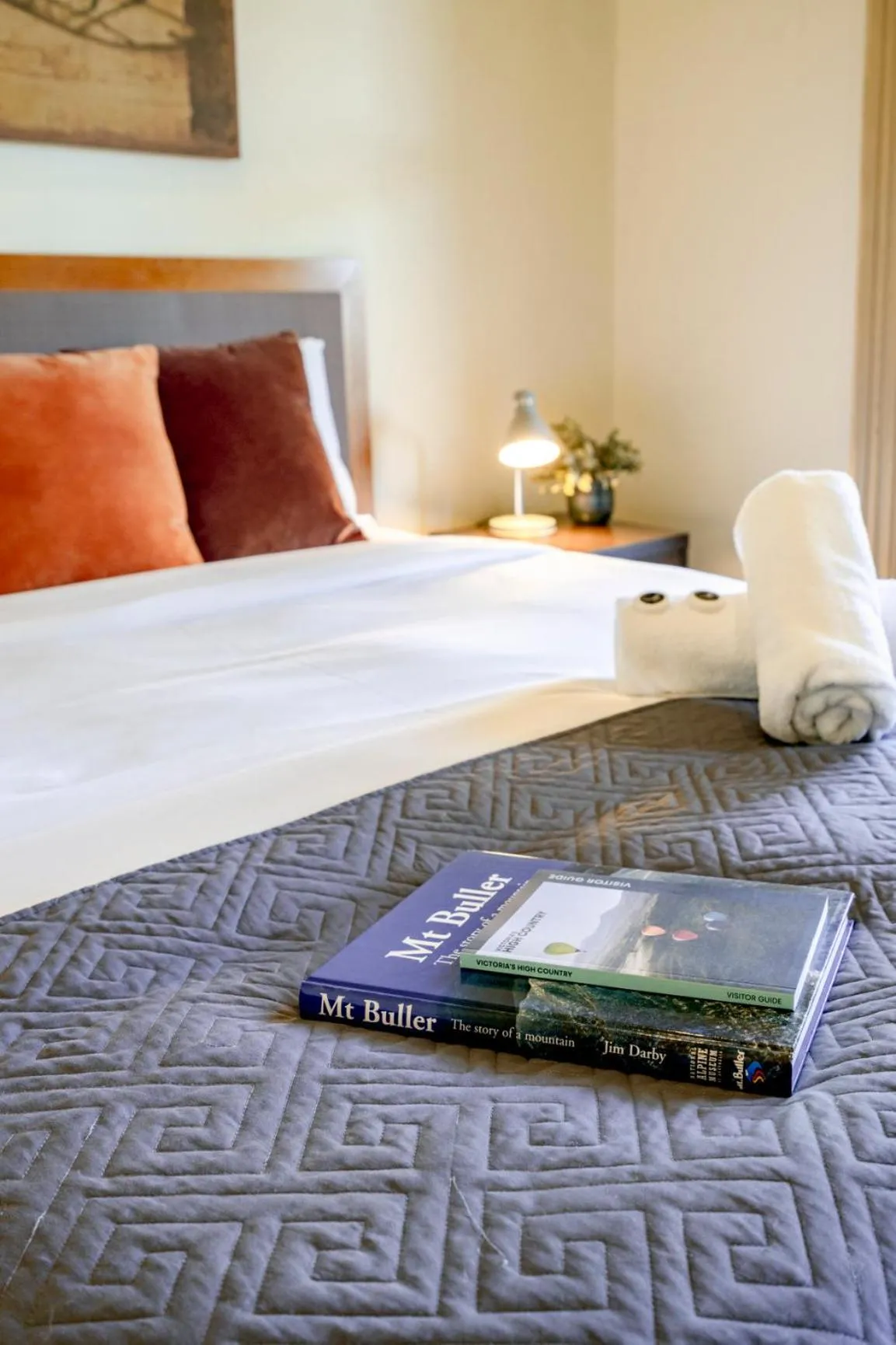 Bed in Delatite Hotel