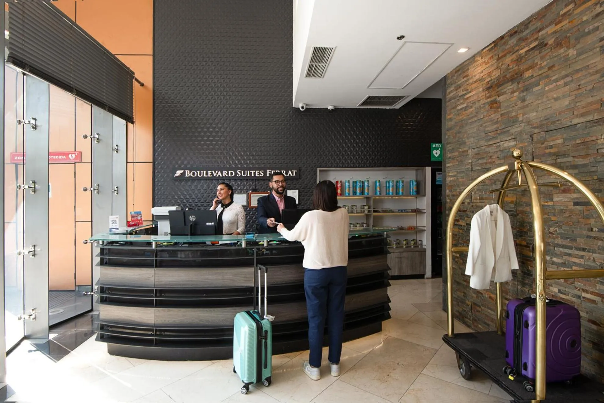 Lobby or reception in Boulevard Suites Ferrat