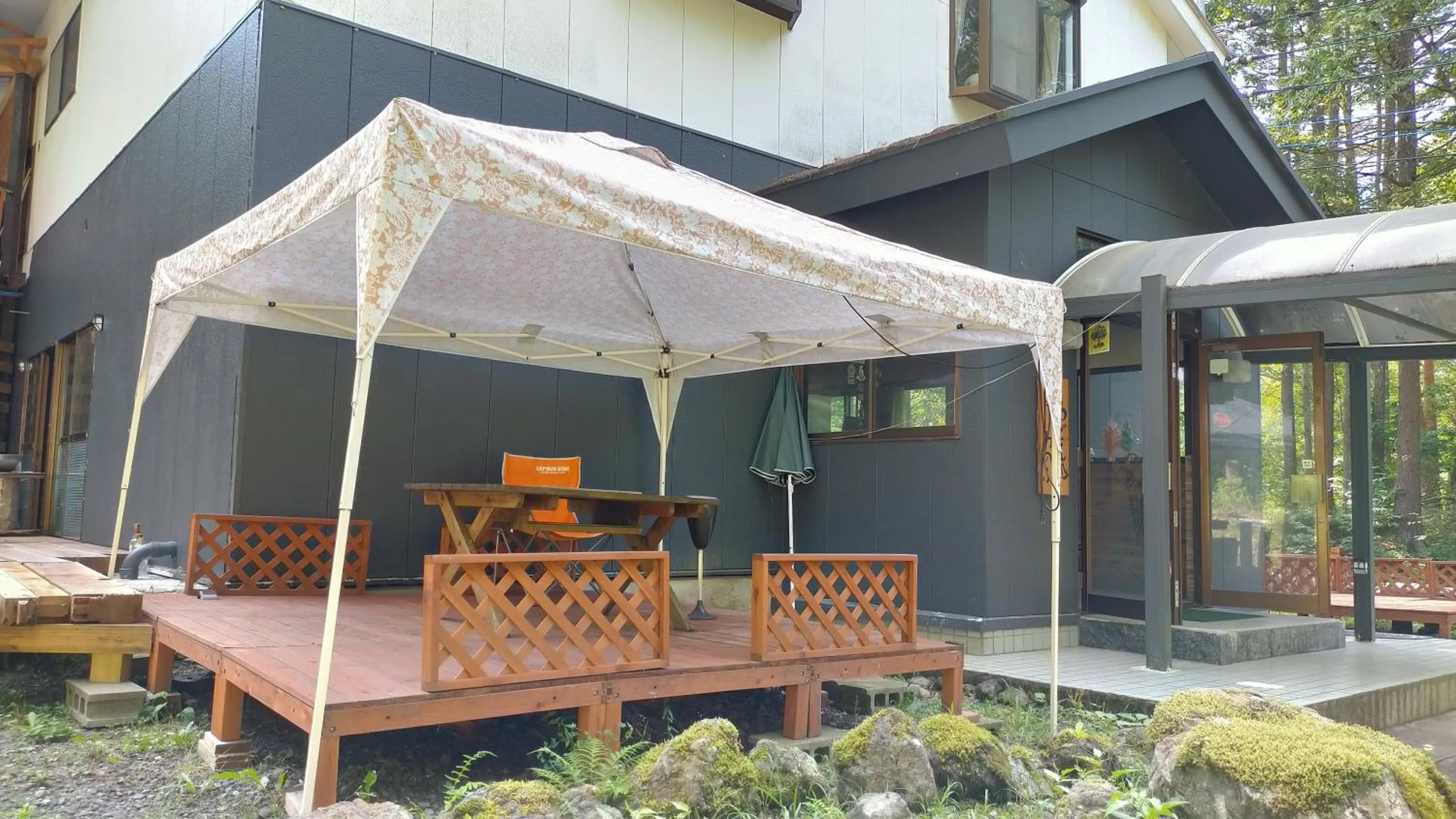 Patio in Kitakaruizawa Kogen Hotel