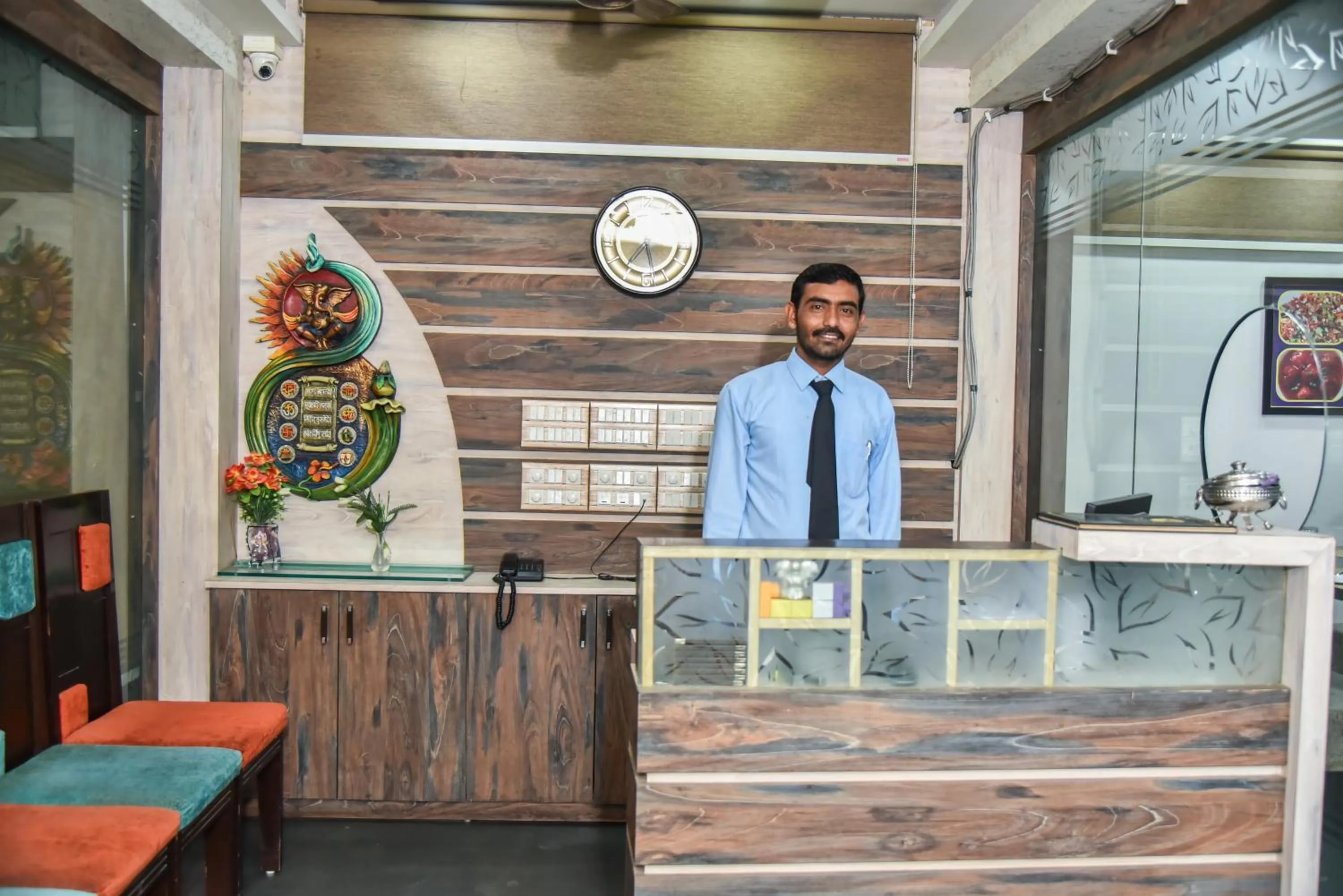 Lobby or reception in Hotel Tulsi Residency