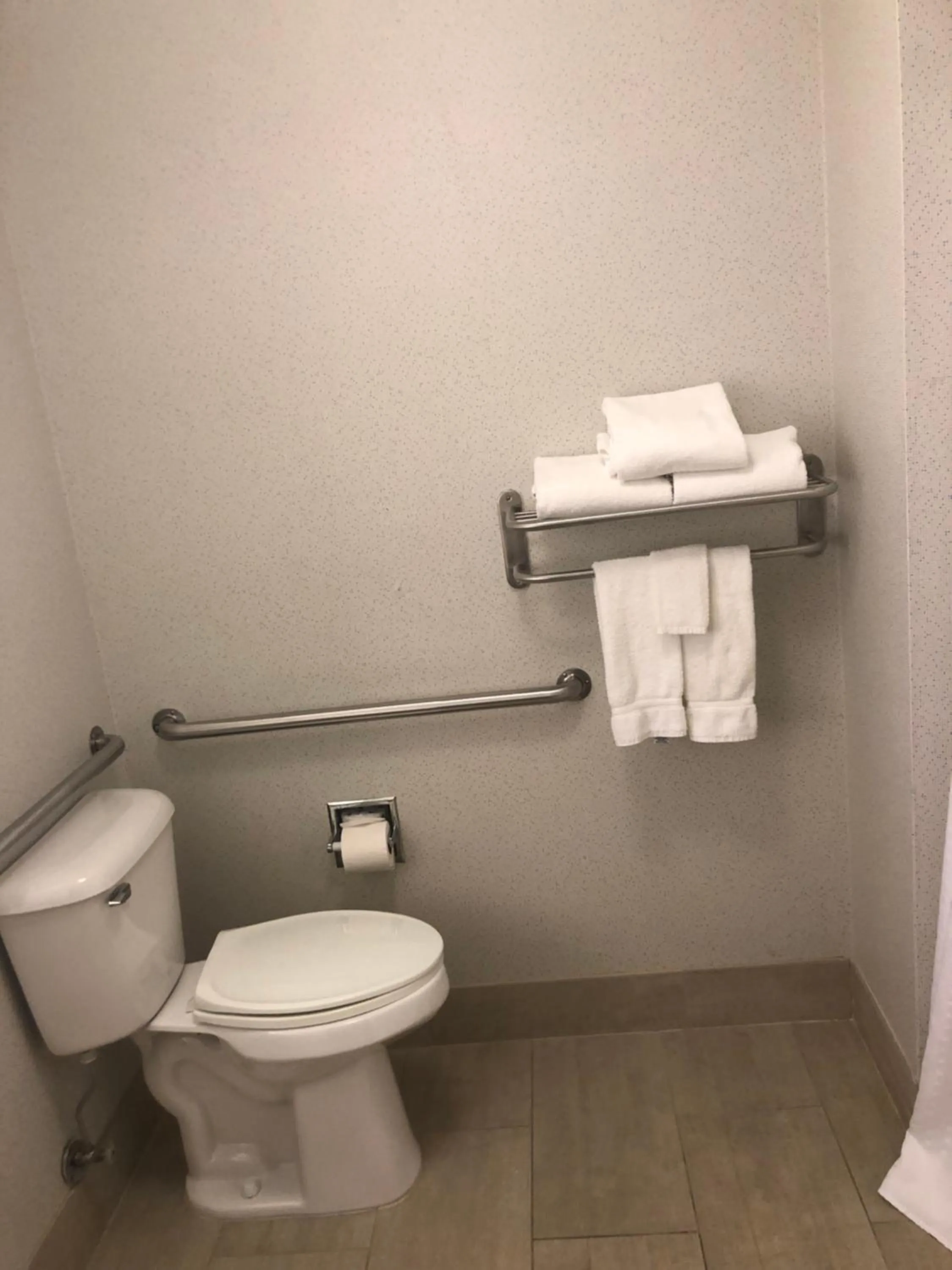 Toilet in Holiday Inn Express Mt. Vernon by IHG