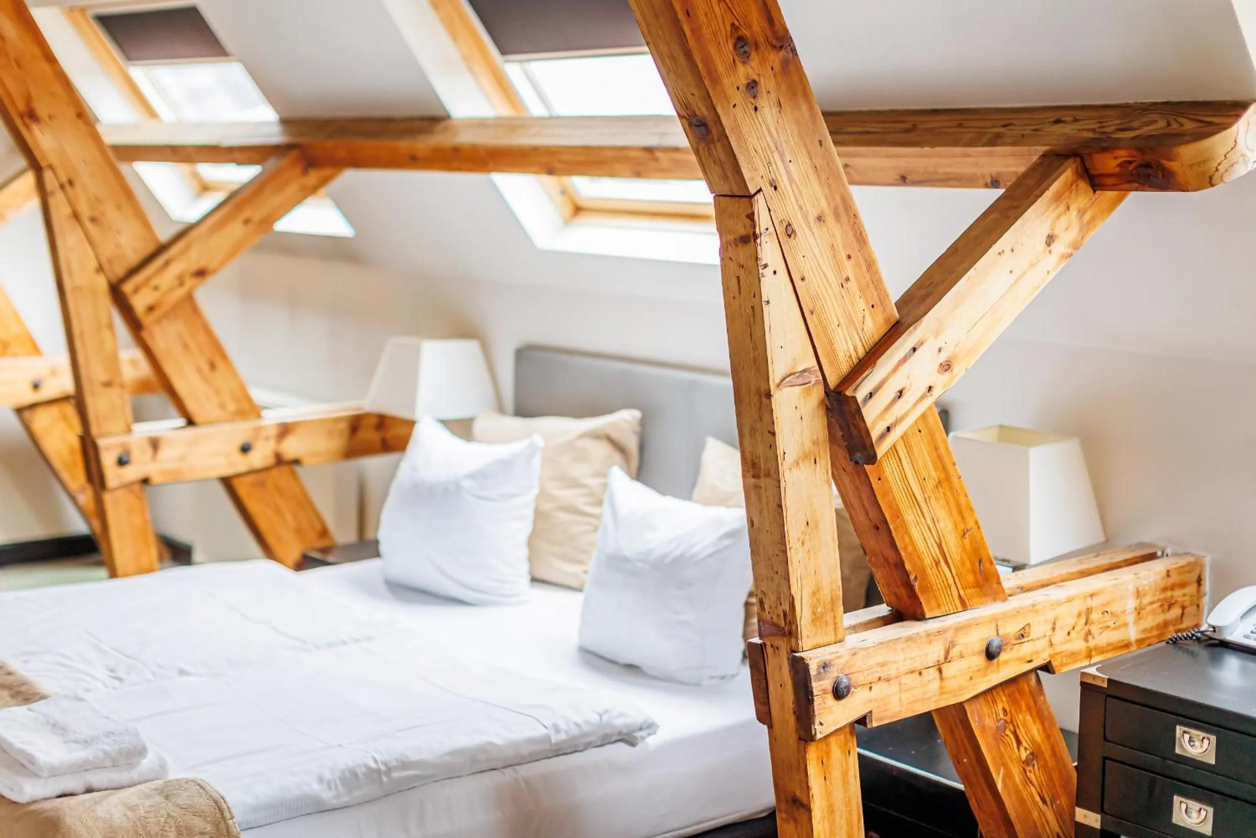 Bed in Grand Hotel Alkmaar