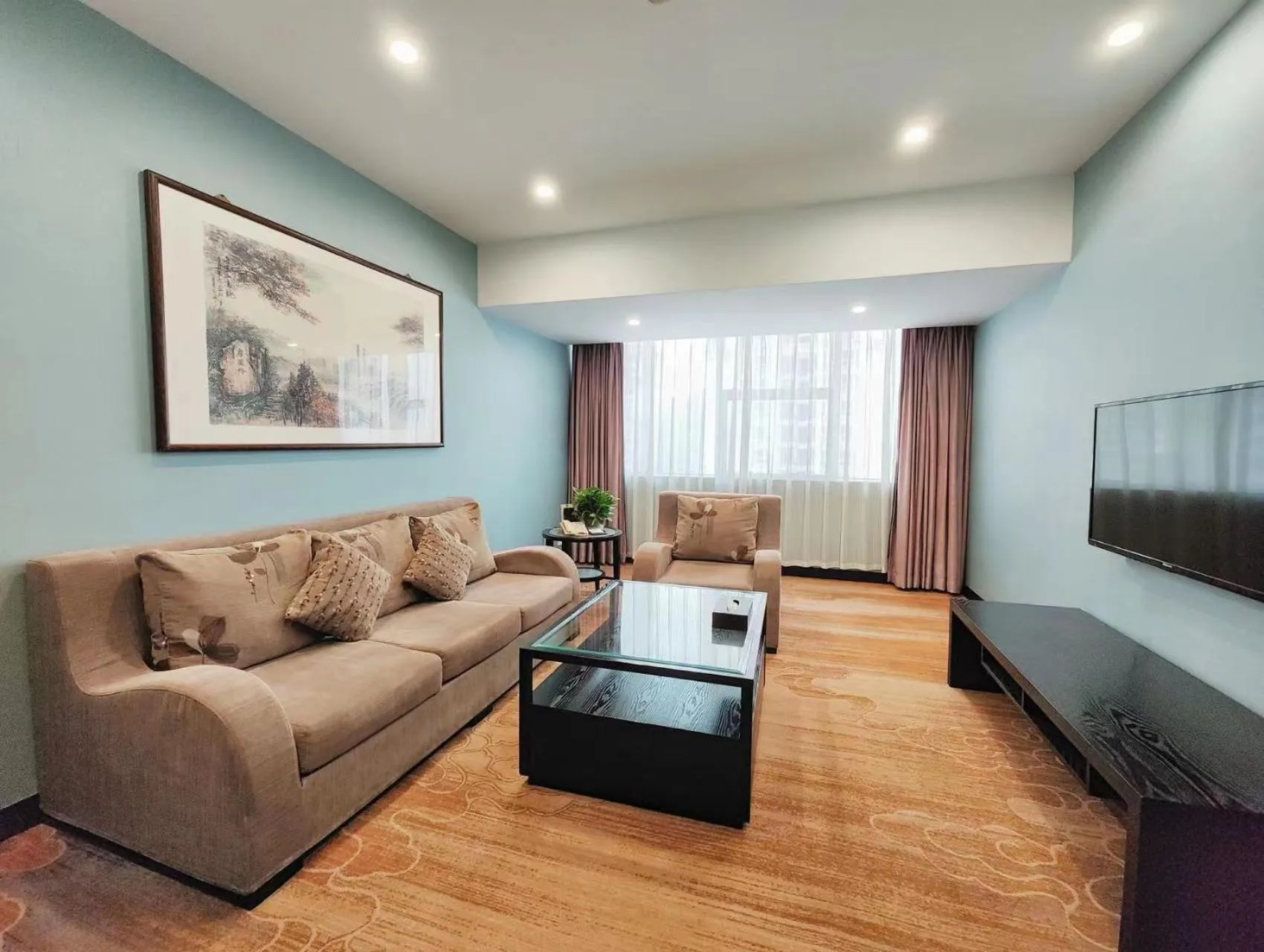 Living room in Skyline Plaza Hotel Guangzhou