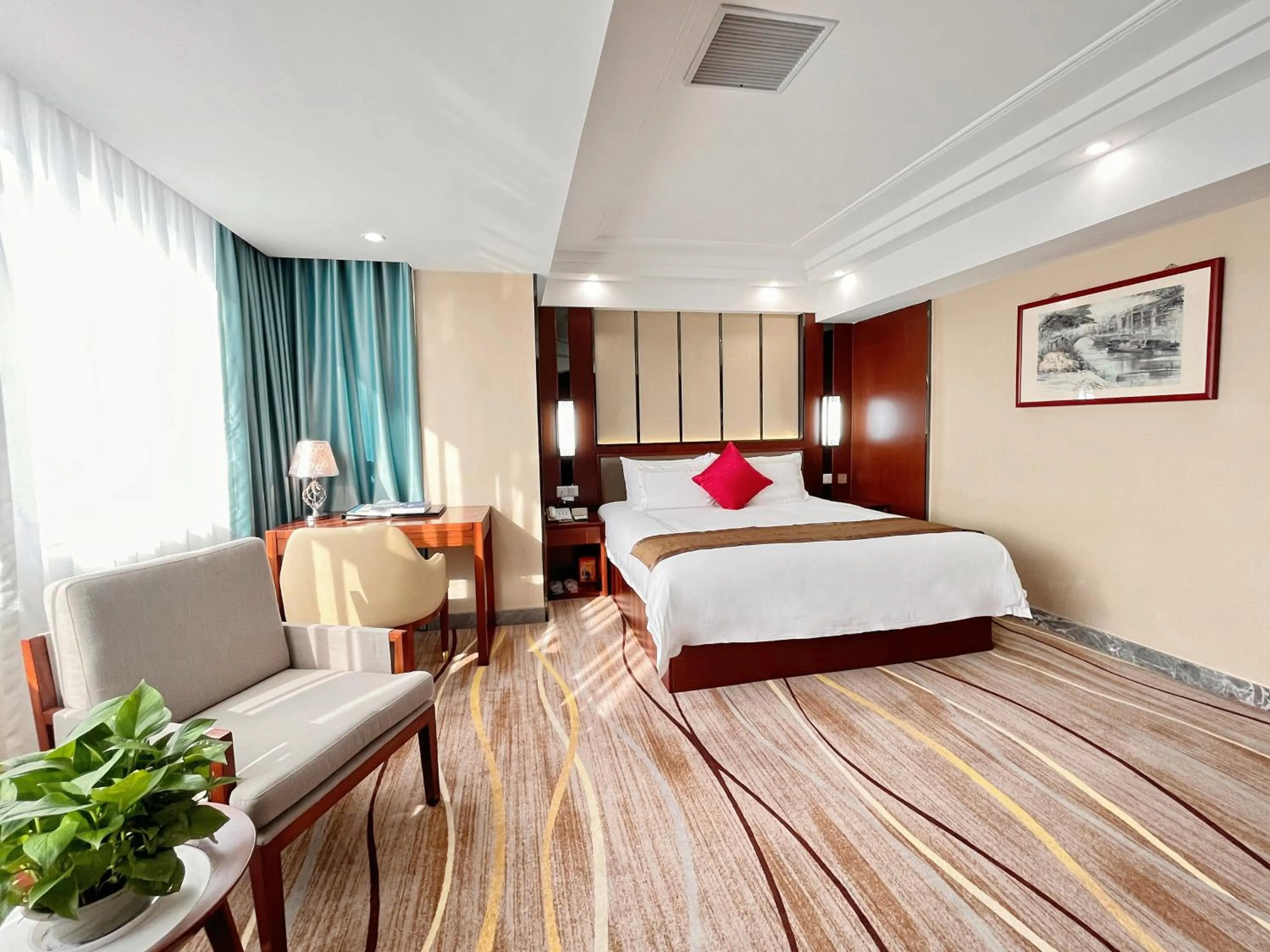Photo of the whole room, Bed in Skyline Plaza Hotel Guangzhou