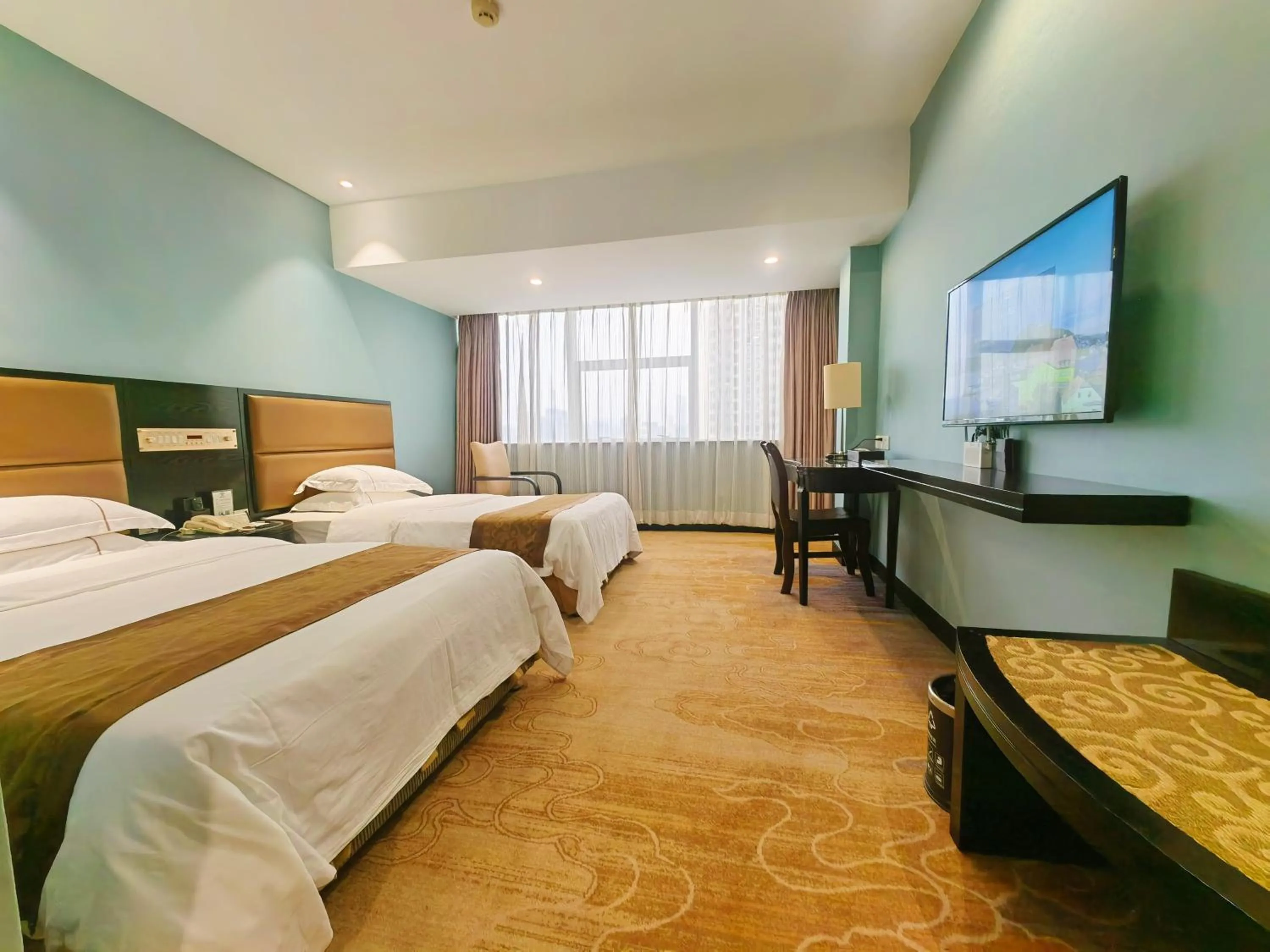 Photo of the whole room, Bed in Skyline Plaza Hotel Guangzhou