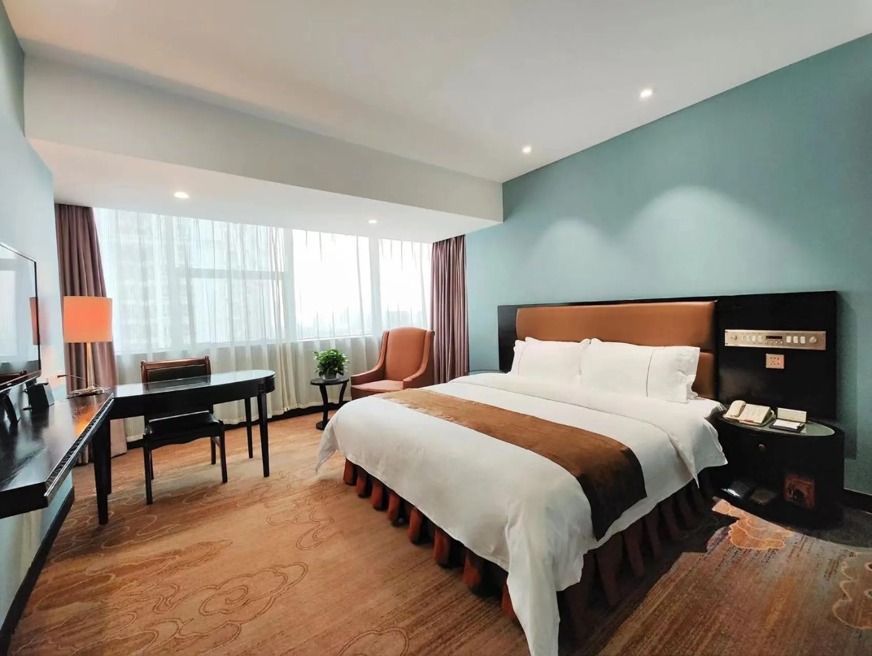 Photo of the whole room, Bed in Skyline Plaza Hotel Guangzhou