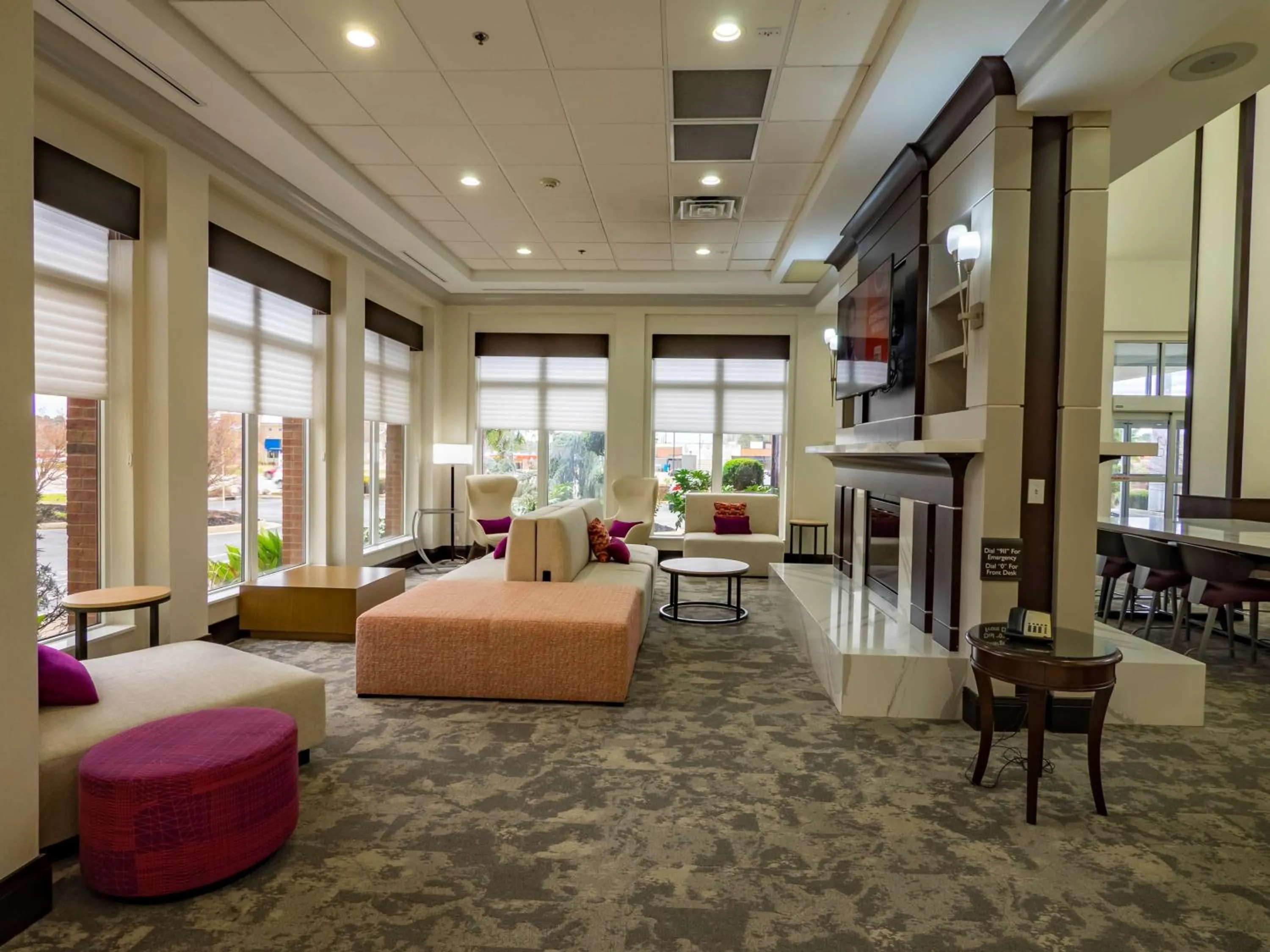 Lobby or reception, Bed in Hilton Garden Inn Atlanta South-McDonough