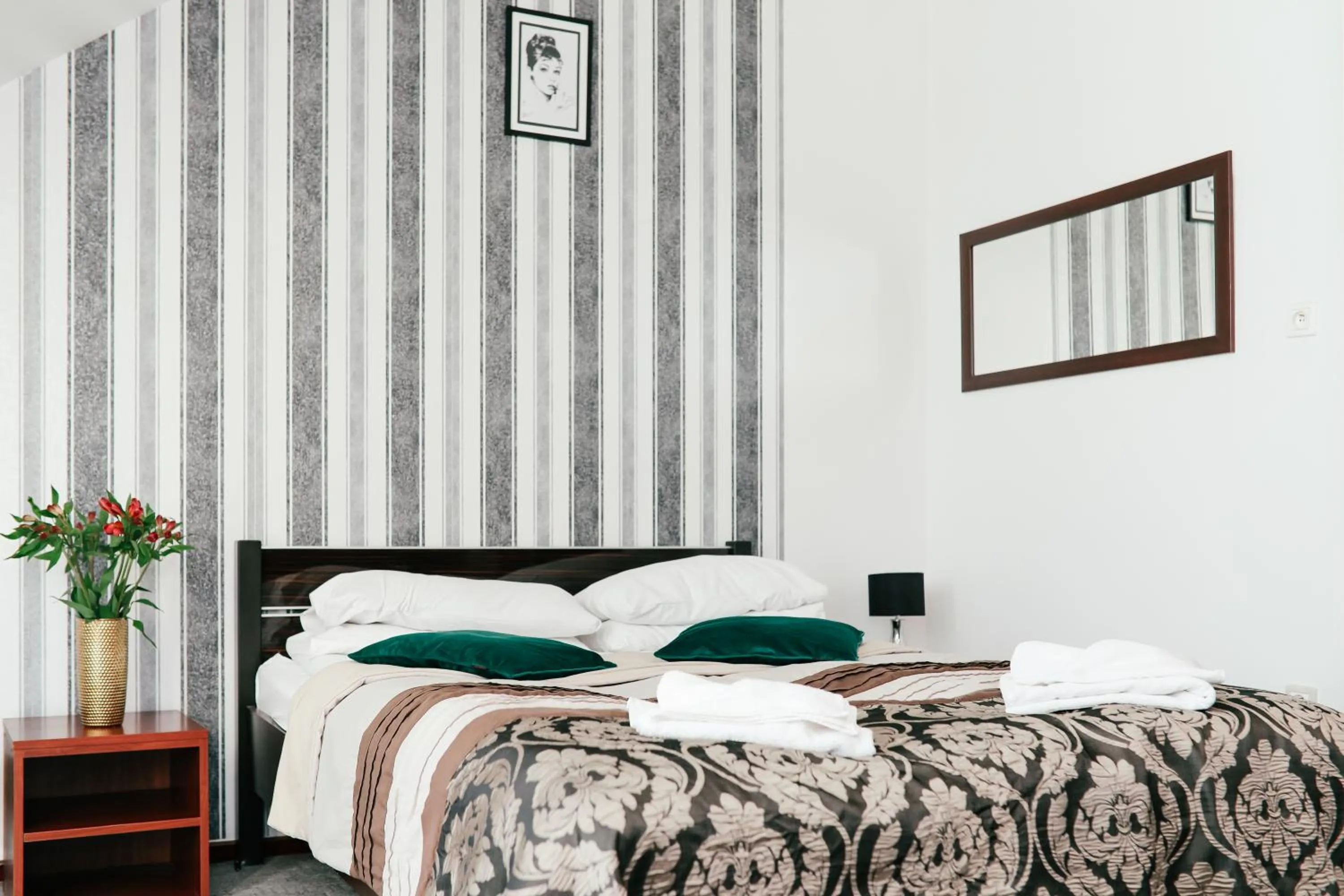 Bed in Hotel Złotogórski