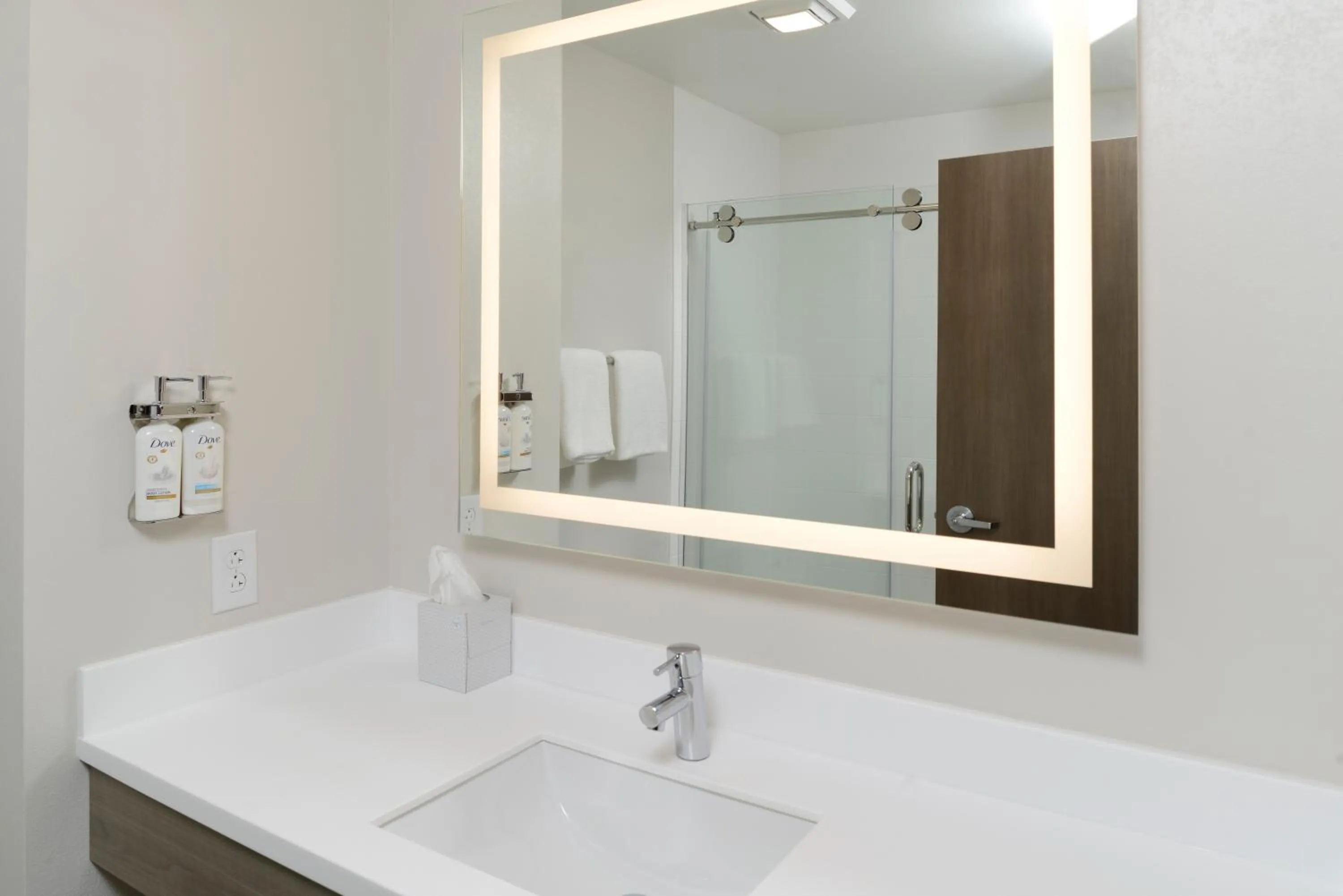 Shower in Holiday Inn Express Hotel and Suites Marysville by IHG