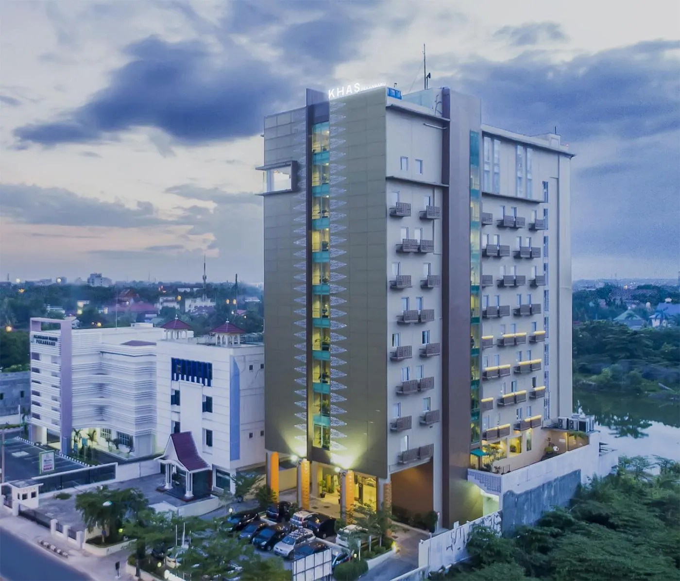 Property building in KHAS Pekanbaru Hotel