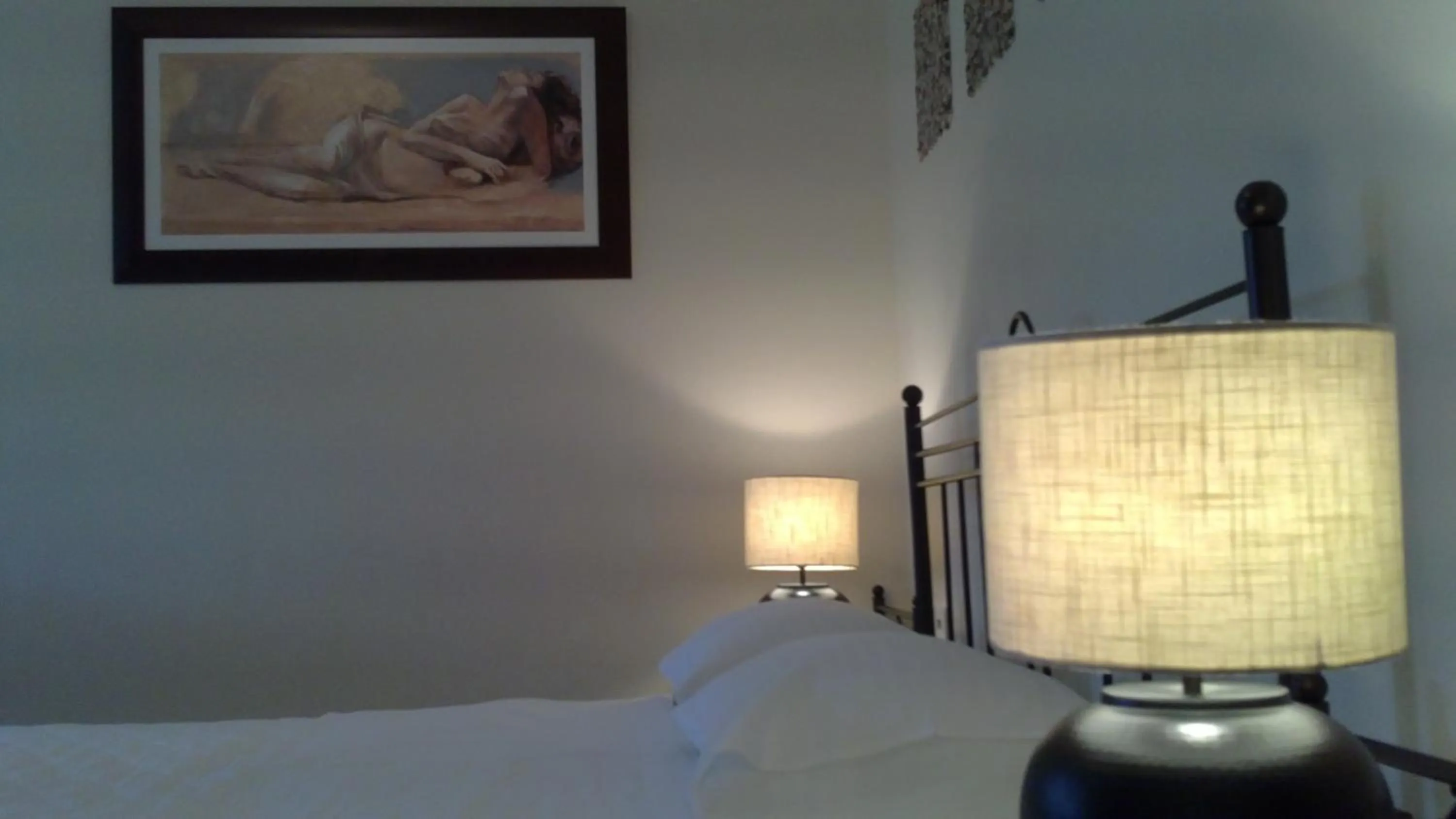 Decorative detail, Bed in Villa Del Lago Boutique Hotel