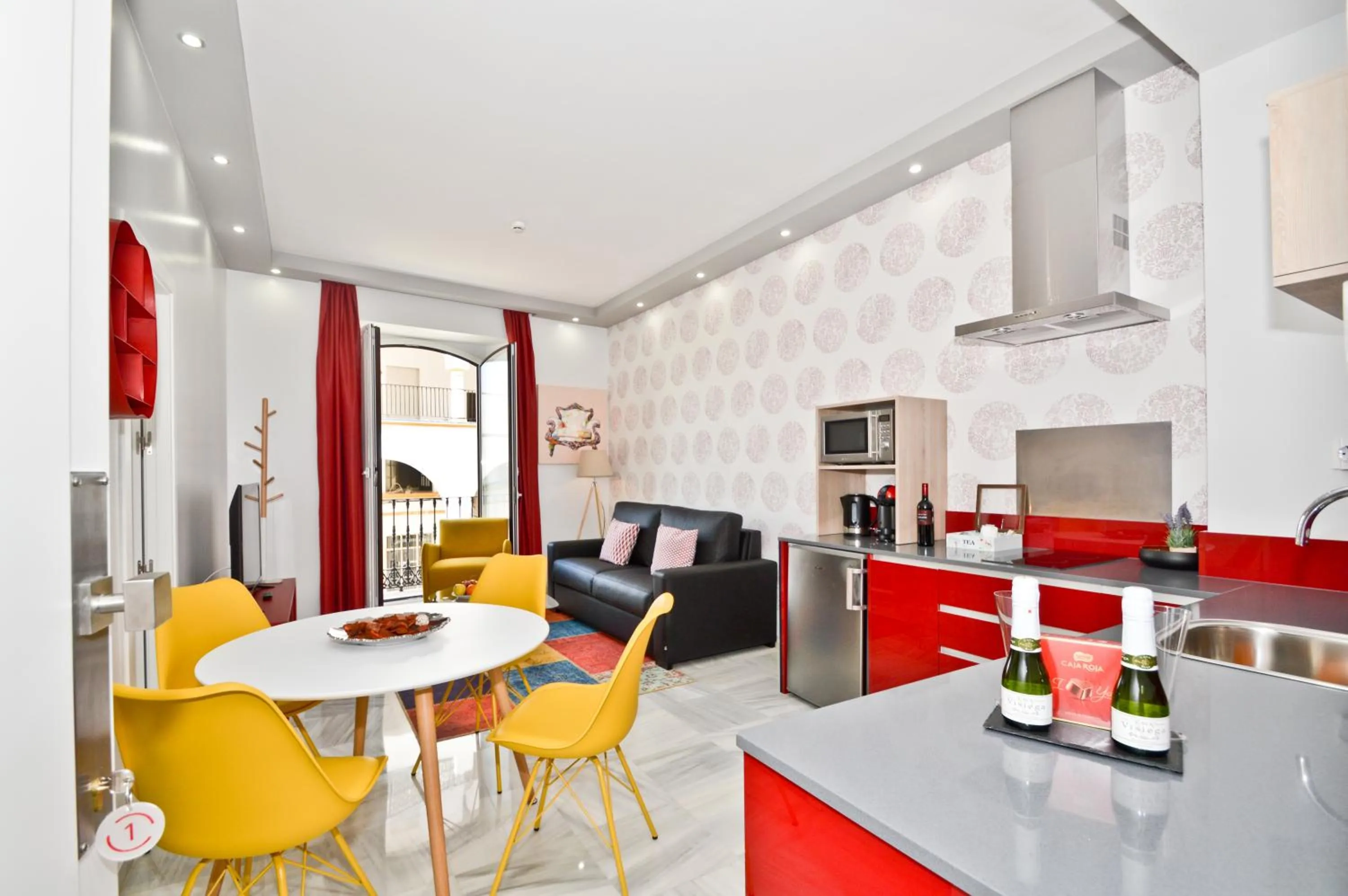 Living room in The Zentral Arenal Suites