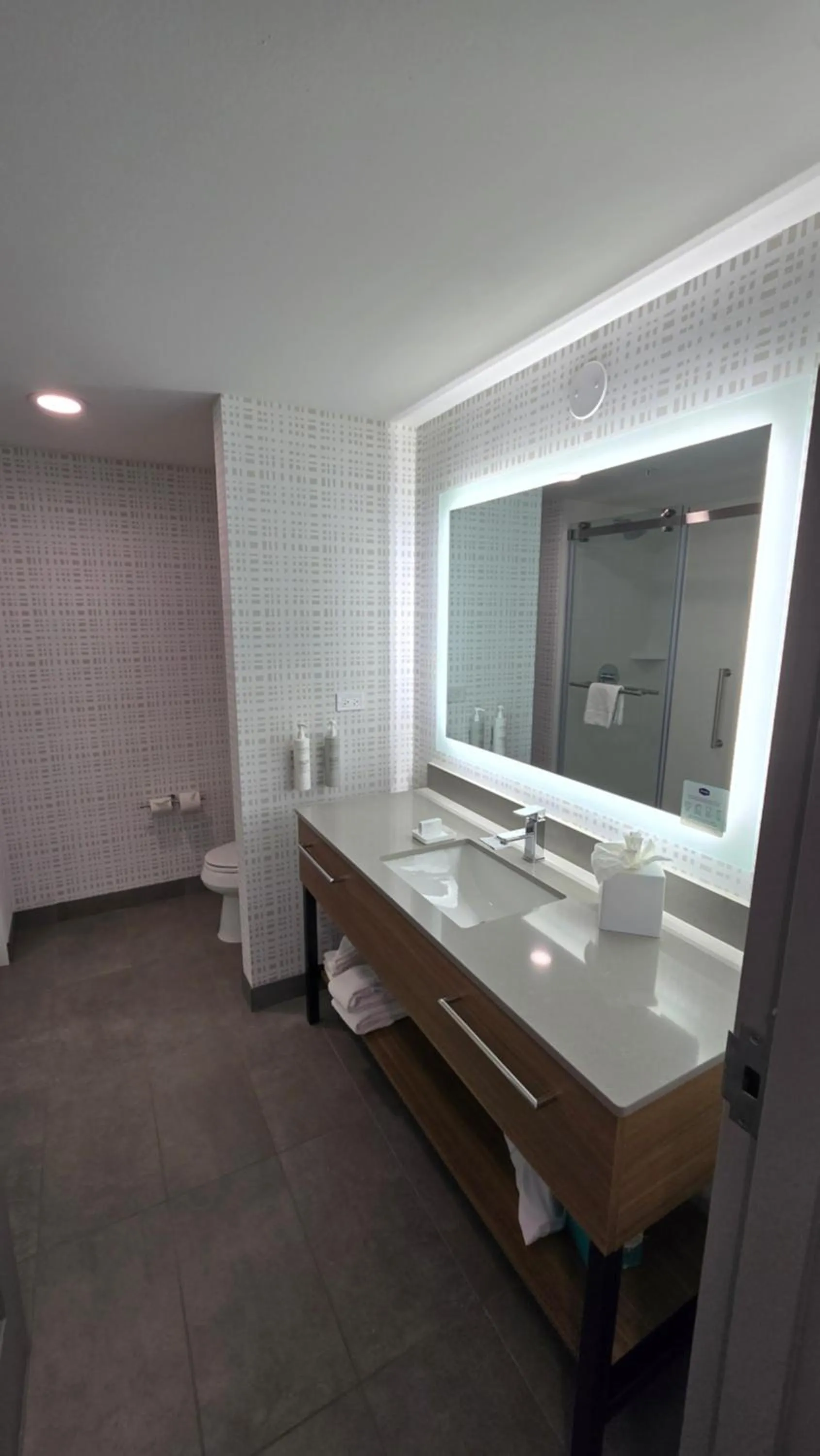 Bathroom in Hampton Inn & Suites Chicago Deer Park