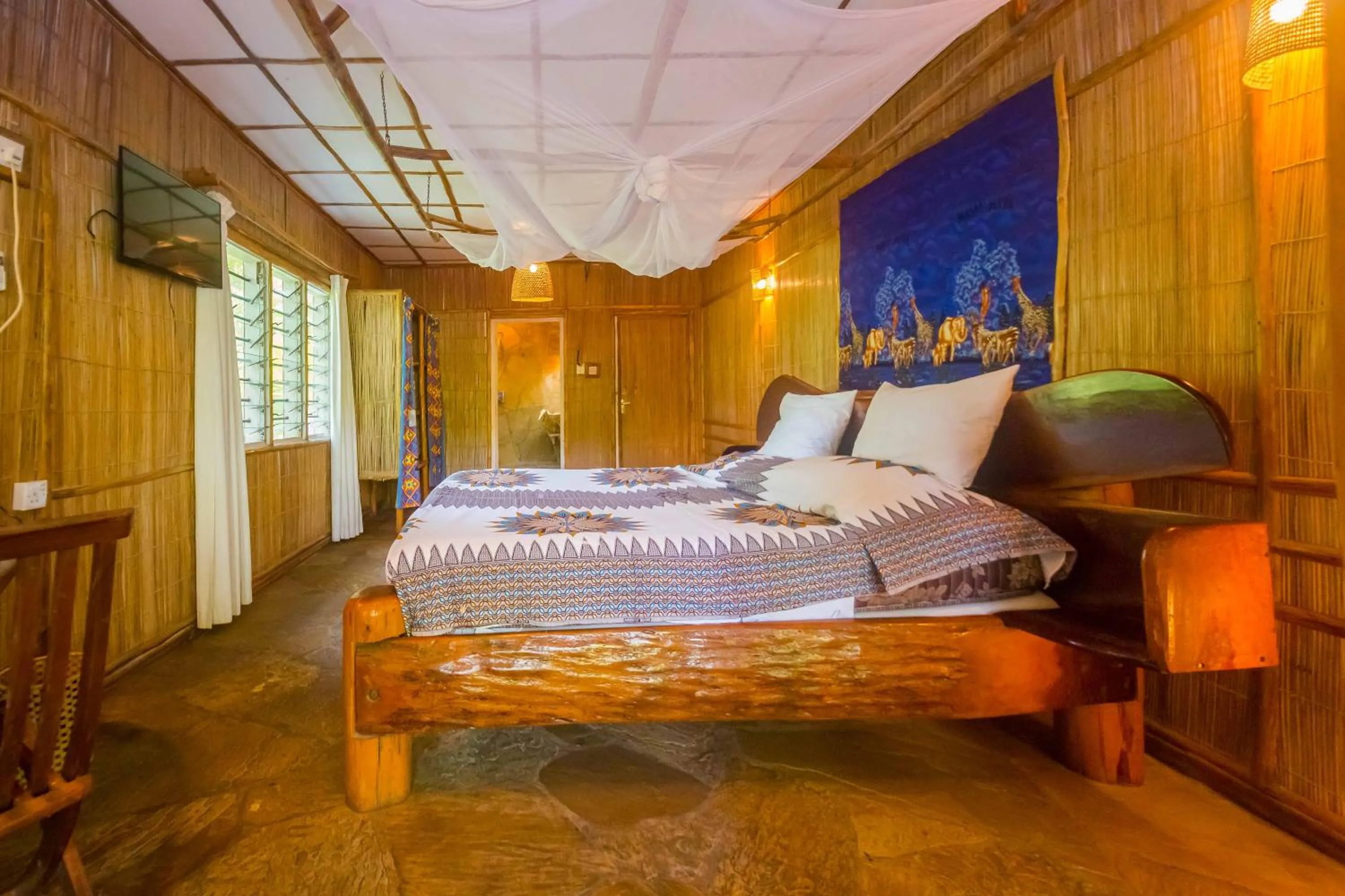 Bed in Ziwa Beach Resort