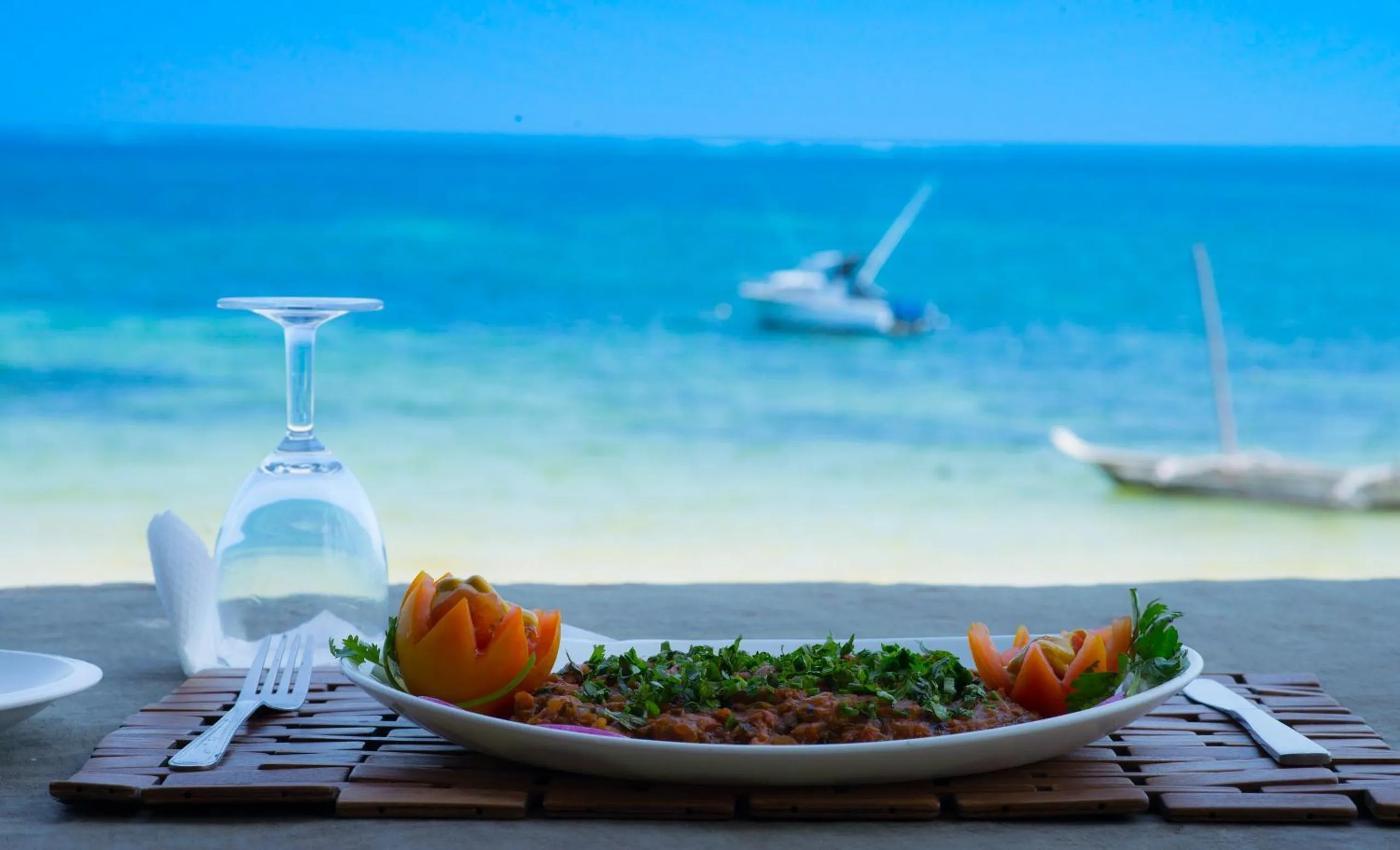 Food close-up in Ziwa Beach Resort