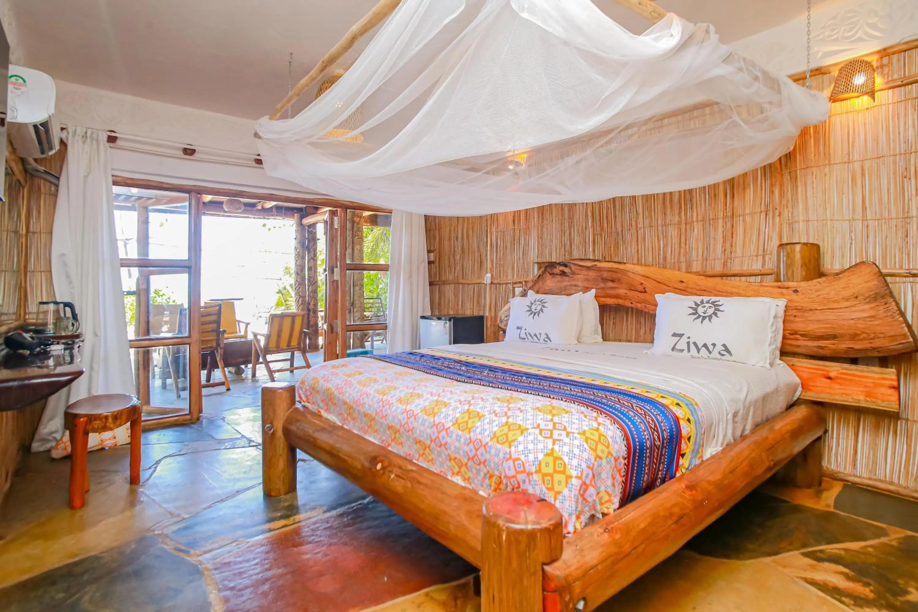 Bed in Ziwa Beach Resort