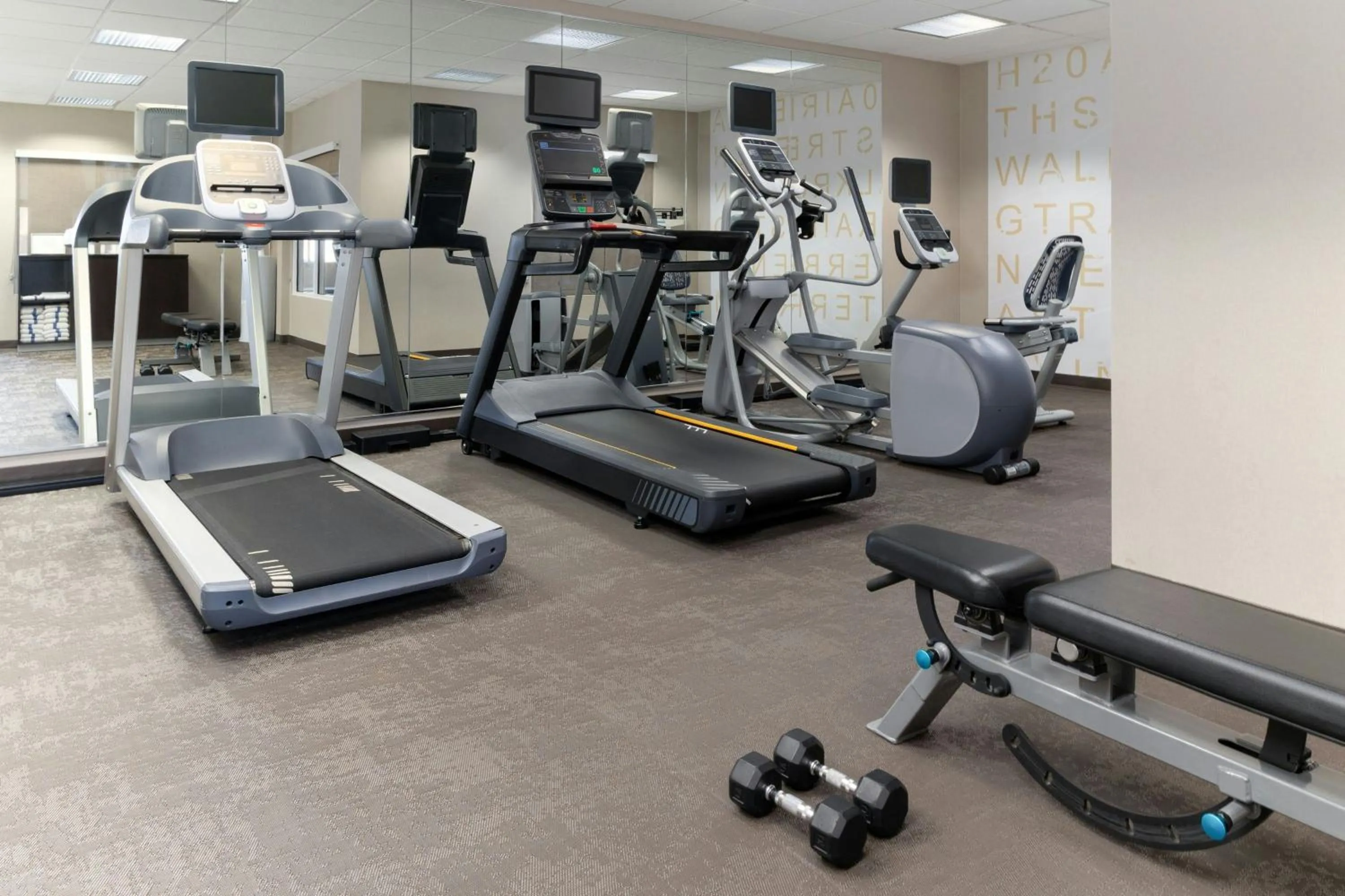 Fitness centre/facilities in Residence Inn by Marriott Fredericksburg