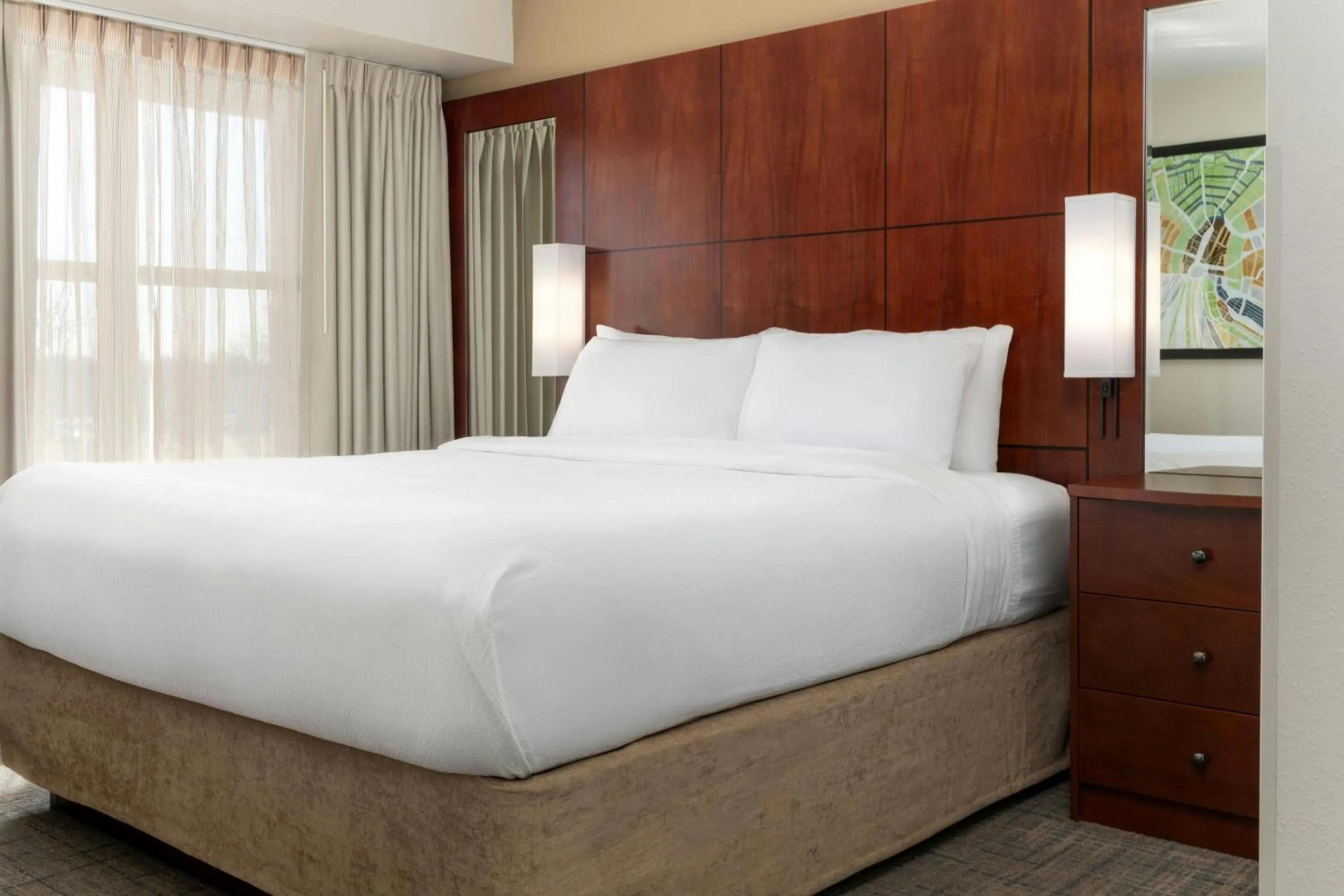 Bedroom, Bed in Residence Inn by Marriott Fredericksburg