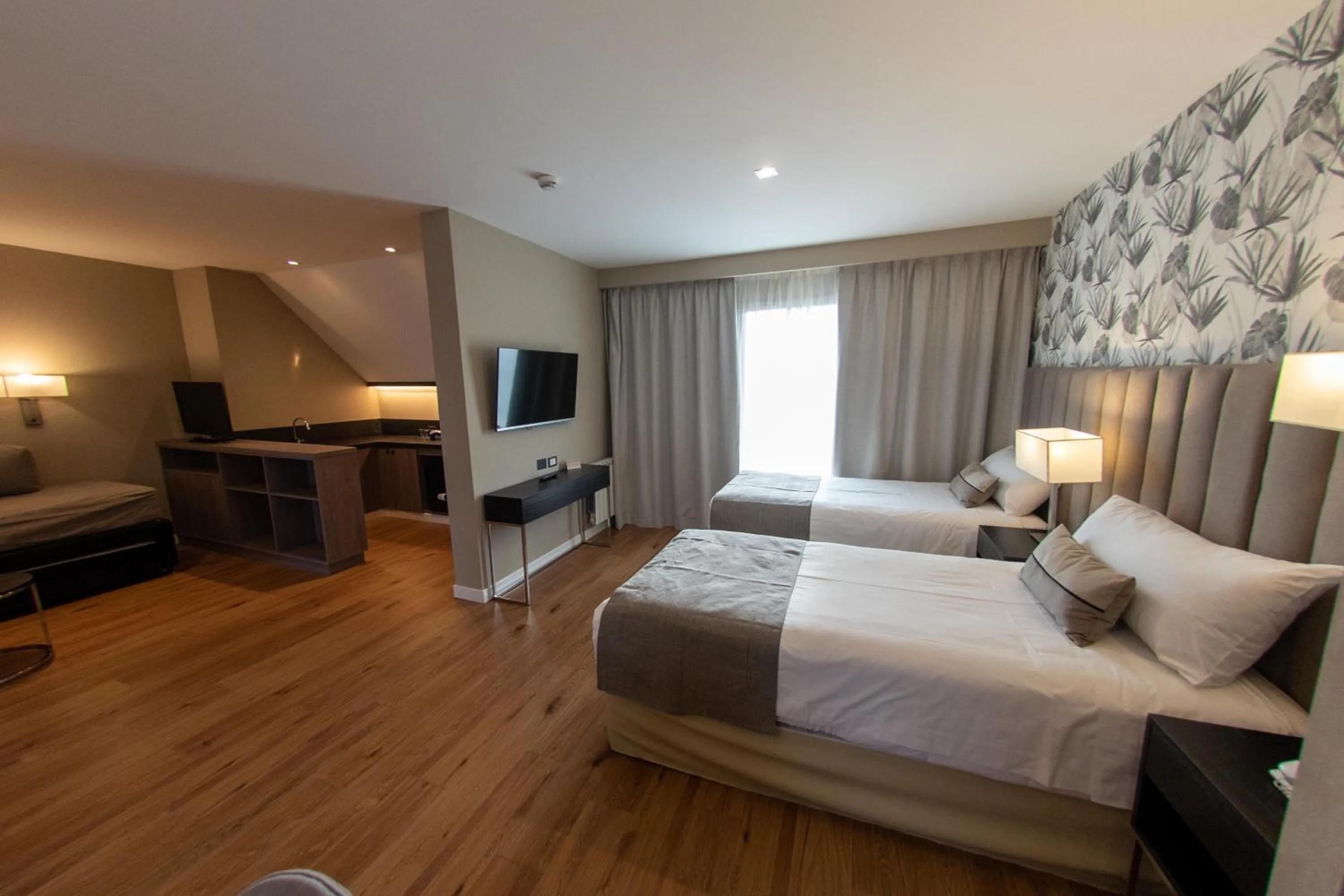 Bed in Hotel Albatros