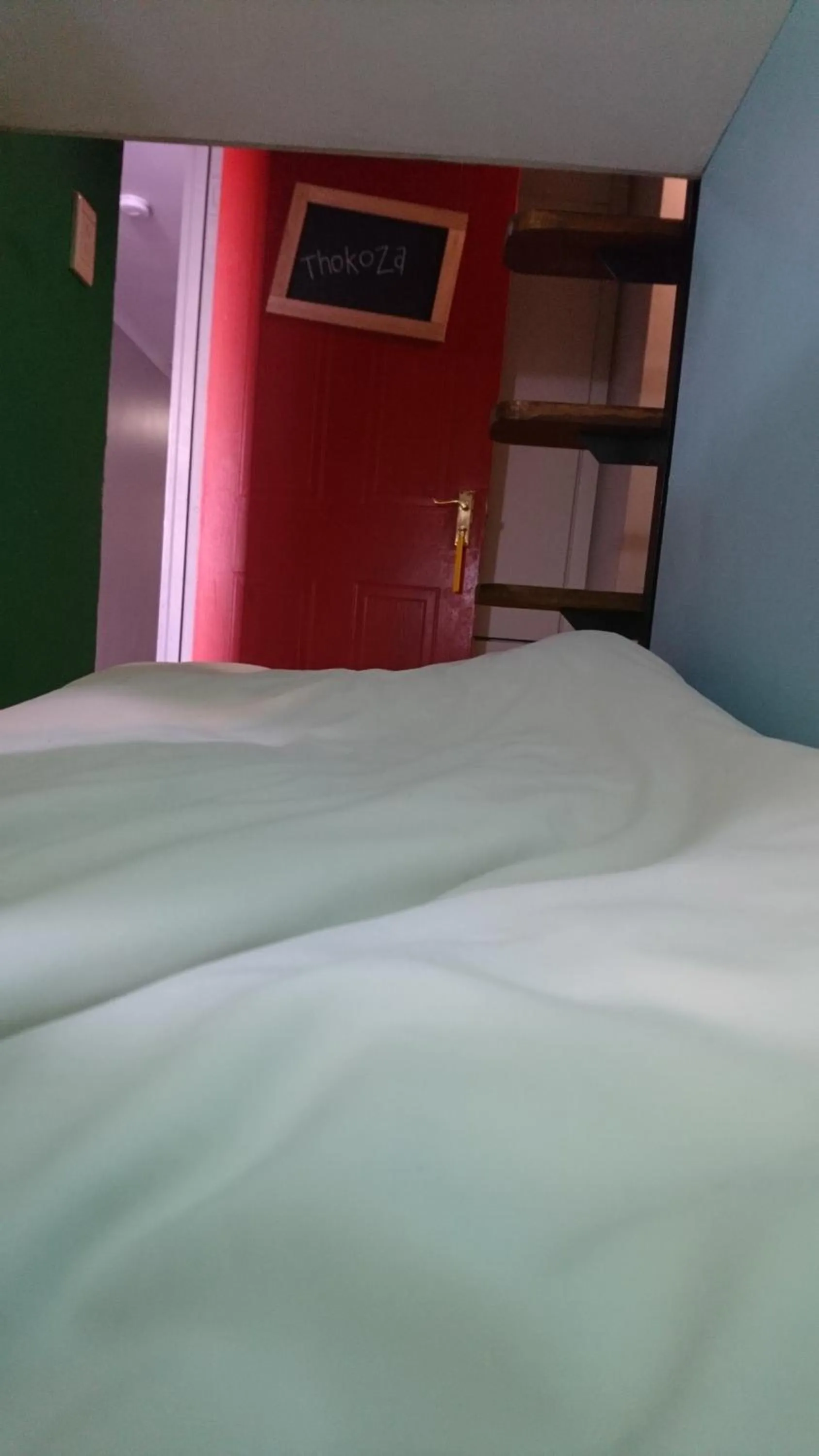 Bed in The Backpack Shack