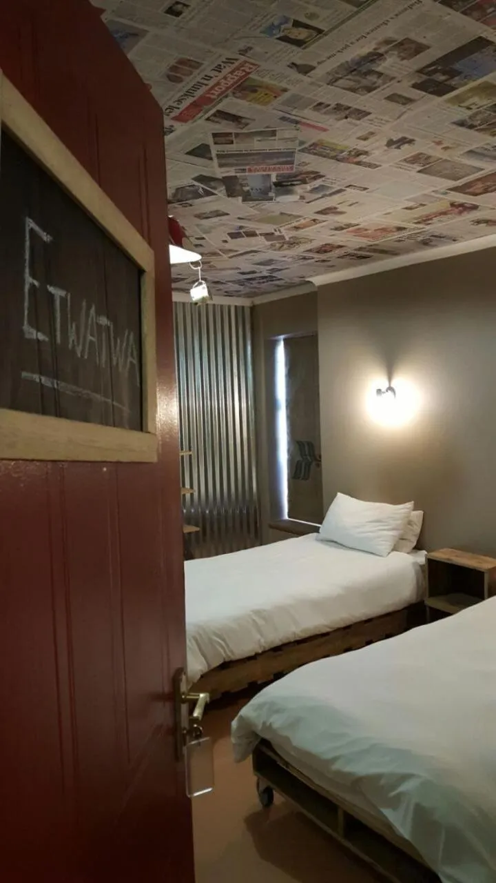 Bed in The Backpack Shack