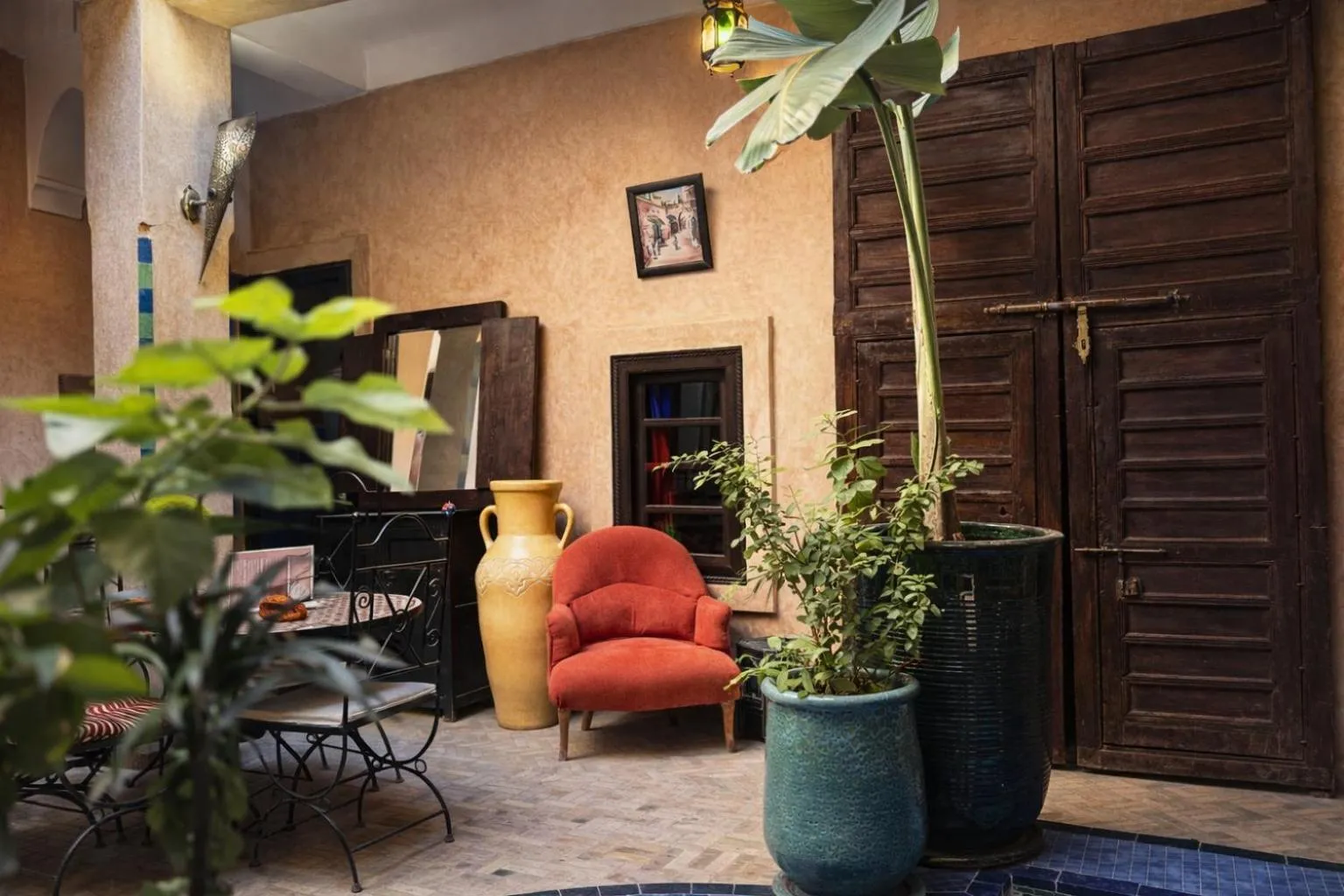 Patio in Riad Lapis-lazuli